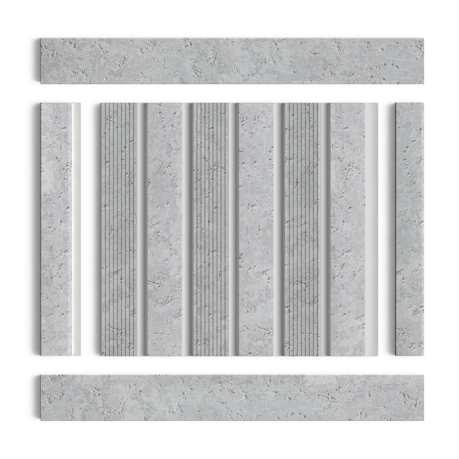 Панель декоративная LV123 W50 Hiwood 120мм×12мм×2.7м