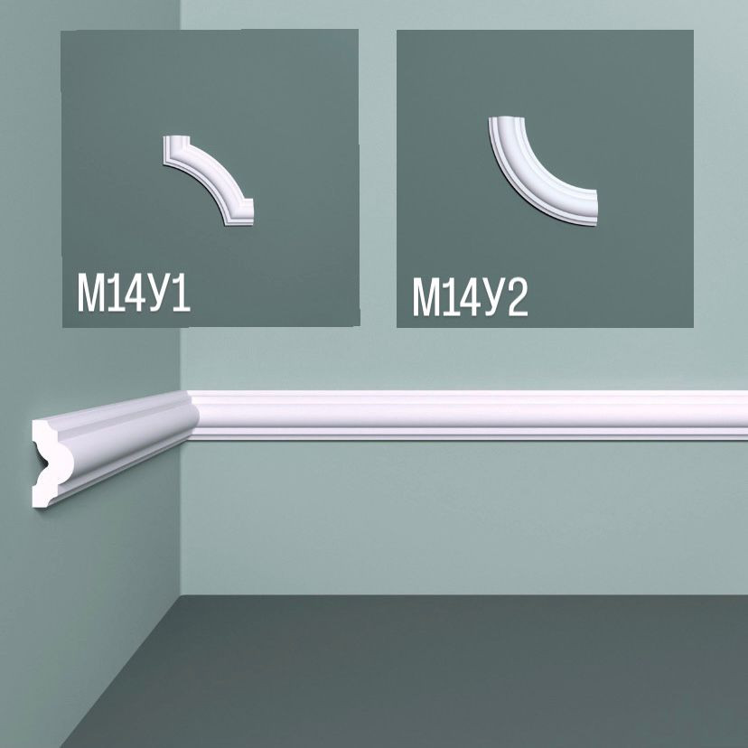 Молдинг М14 25-12 Bello Deco 25мм×12мм×2м