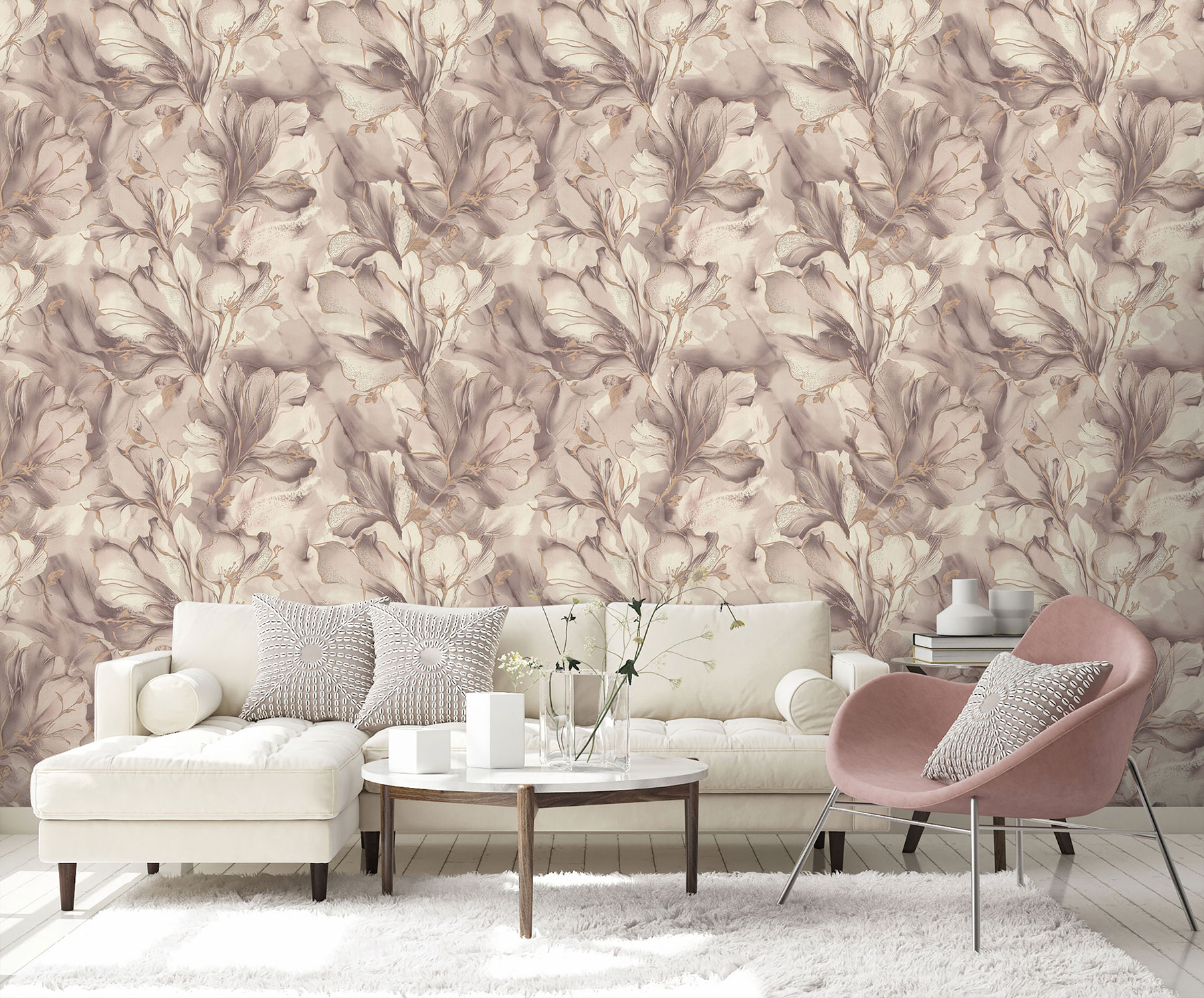 Обои 7300-12 Euro Decor Moonbloom Euro Decor коллекция Moonbloom производства РОССИЯ в интернет-магазине Обоитрейд