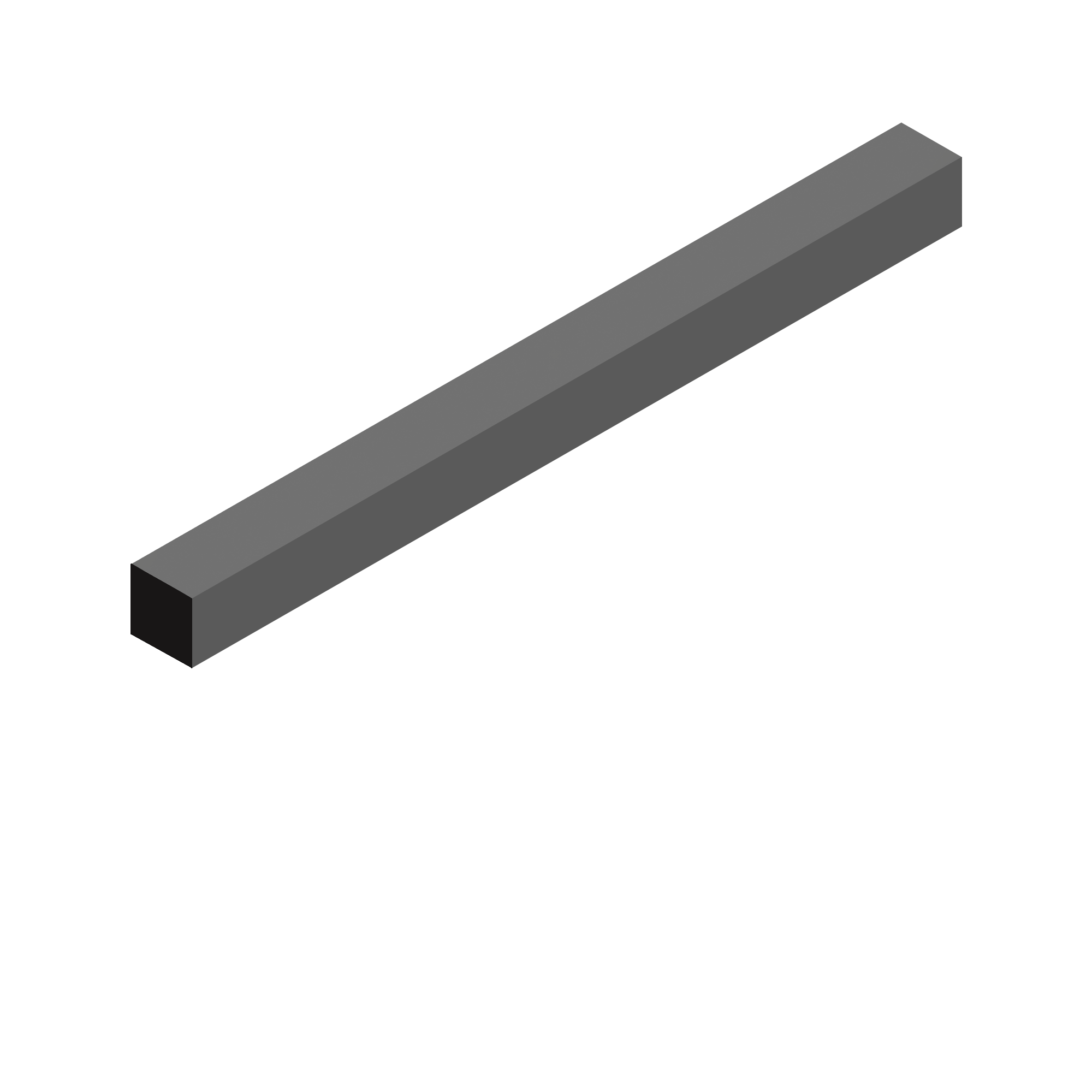 Молдинг D12V1 GR15 Hiwood 12мм×12мм×2,7м