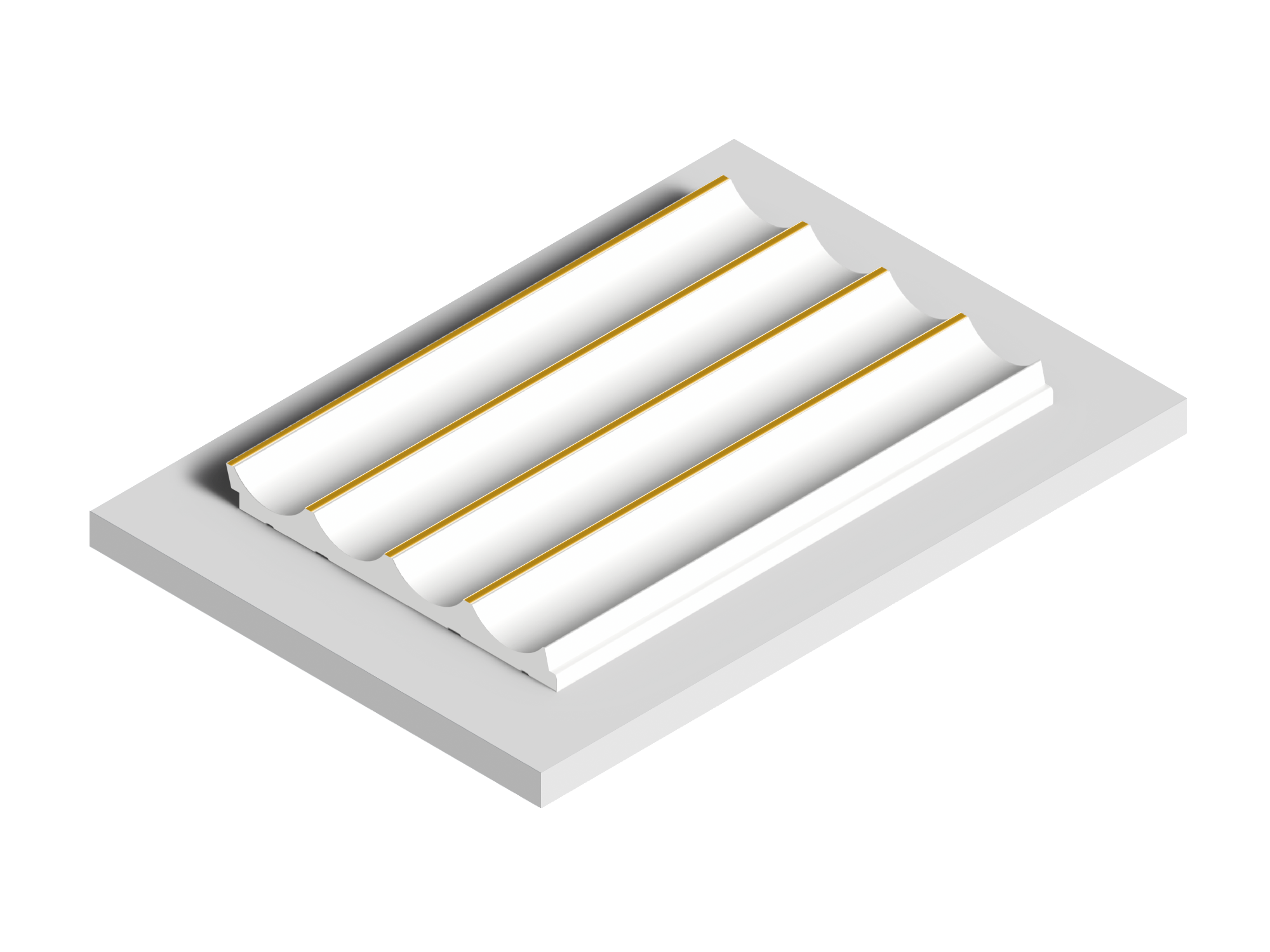 Панель декоративная LV139 W49G Hiwood 120мм×12мм×2.7м