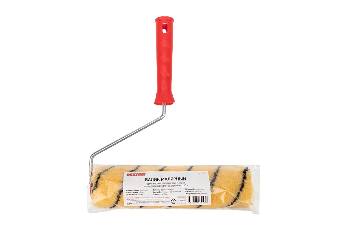 Валик малярный ширина ролика 240 мм,d 42 мм,бюгель 6 мм, ворс 11 мм