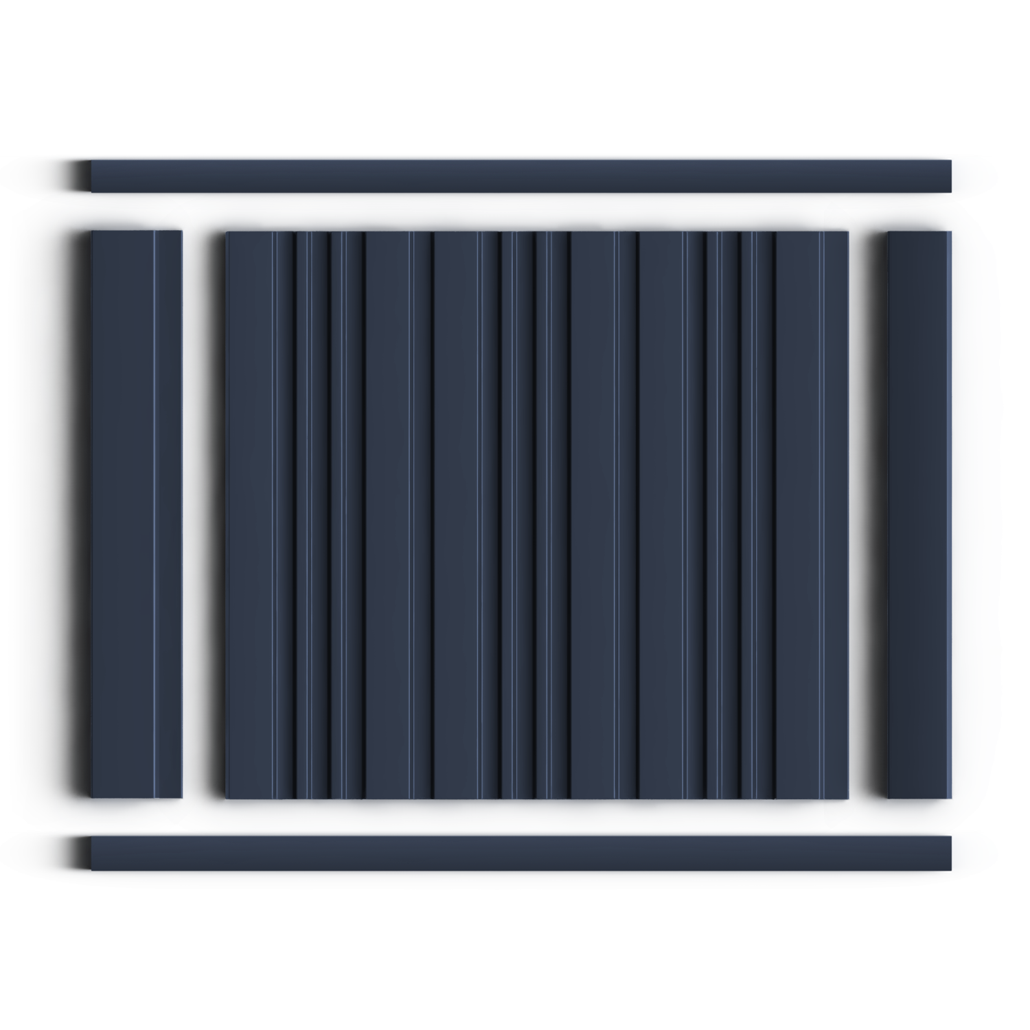 Молдинг D15V2 BU22 Hiwood 15мм×15мм×2,7м