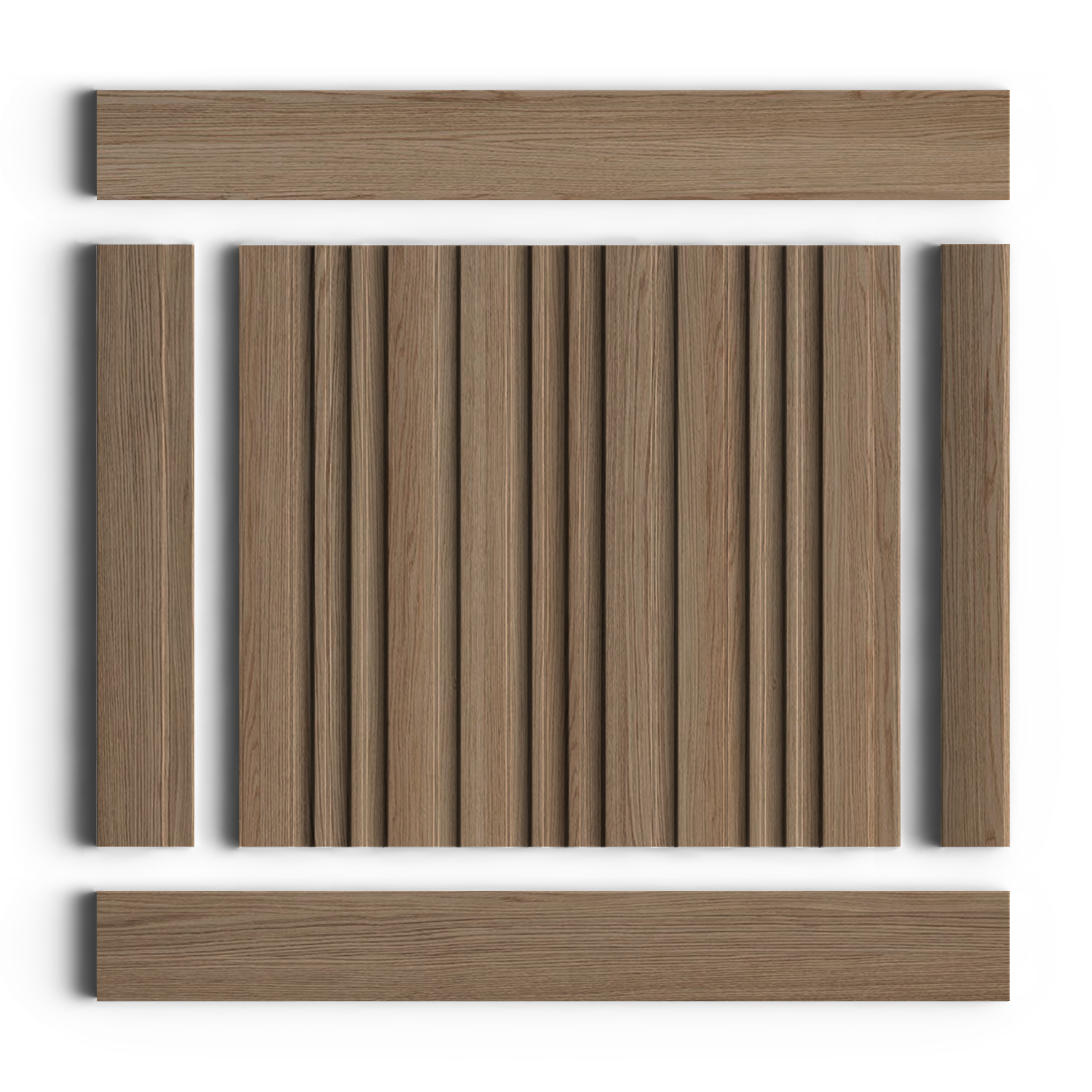 Панель декоративная LV121 BR417 Hiwood 120мм×12мм×2.7м