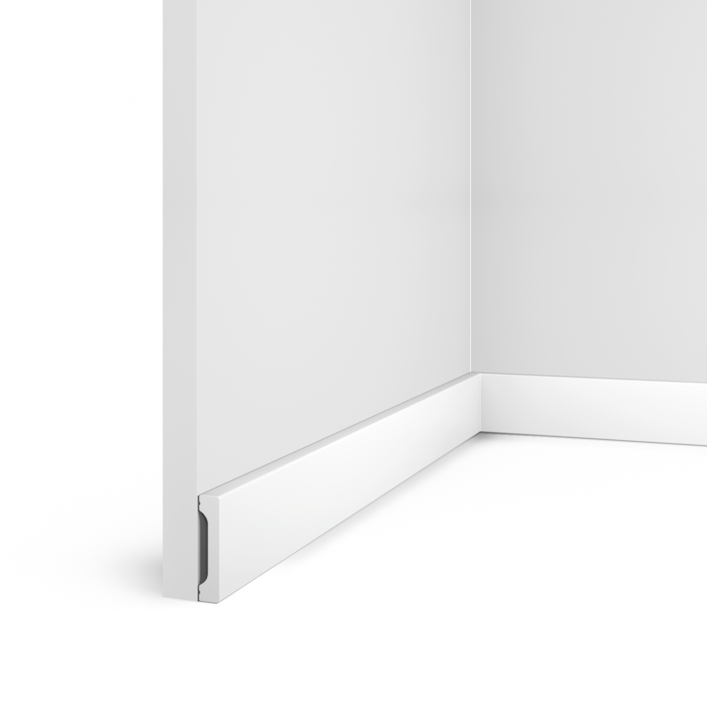 Плинтус B55V1 Hiwood 55мм×12мм×2м