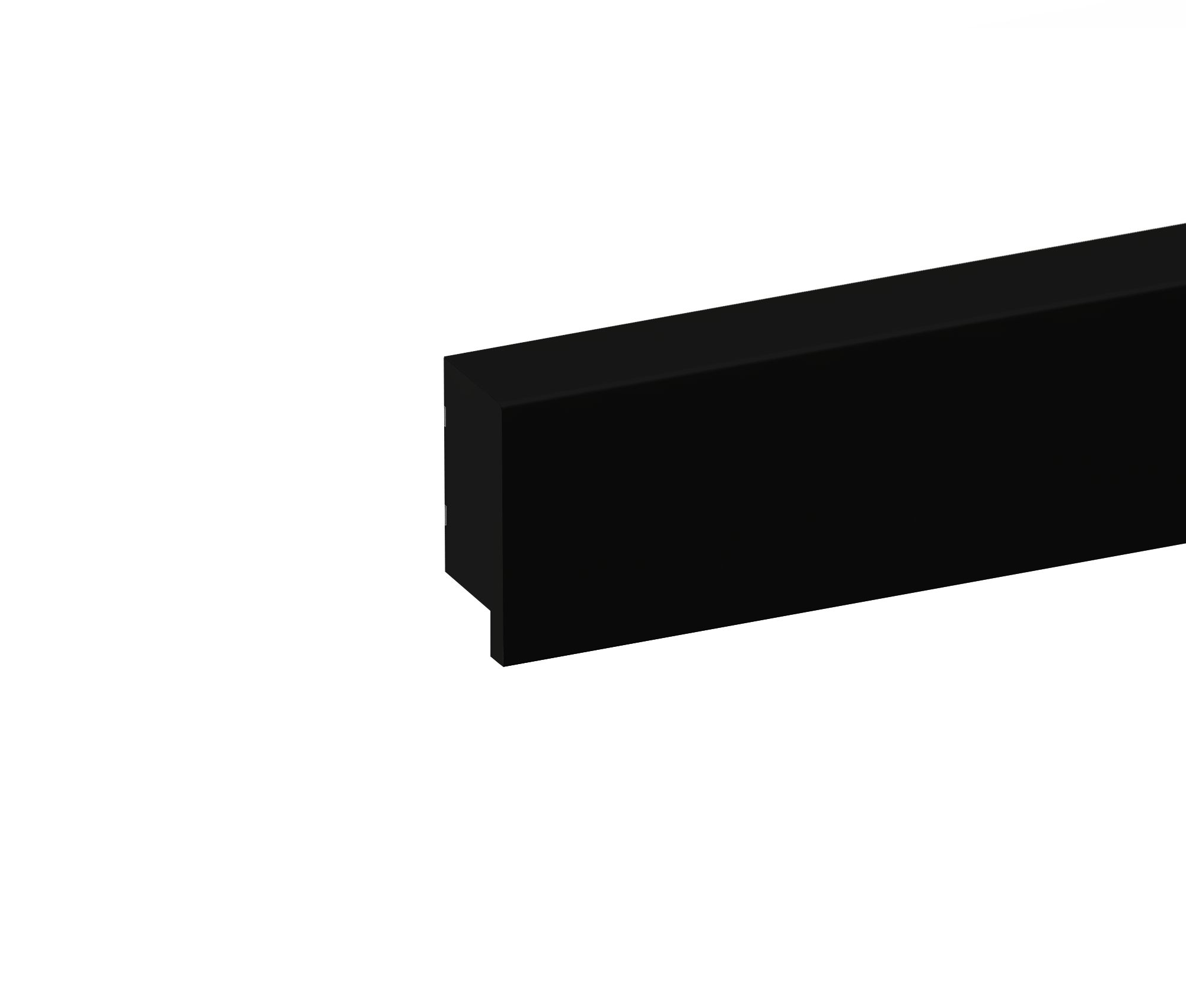 Финишный молдинг LF1 BK Hiwood 50мм×2,7м