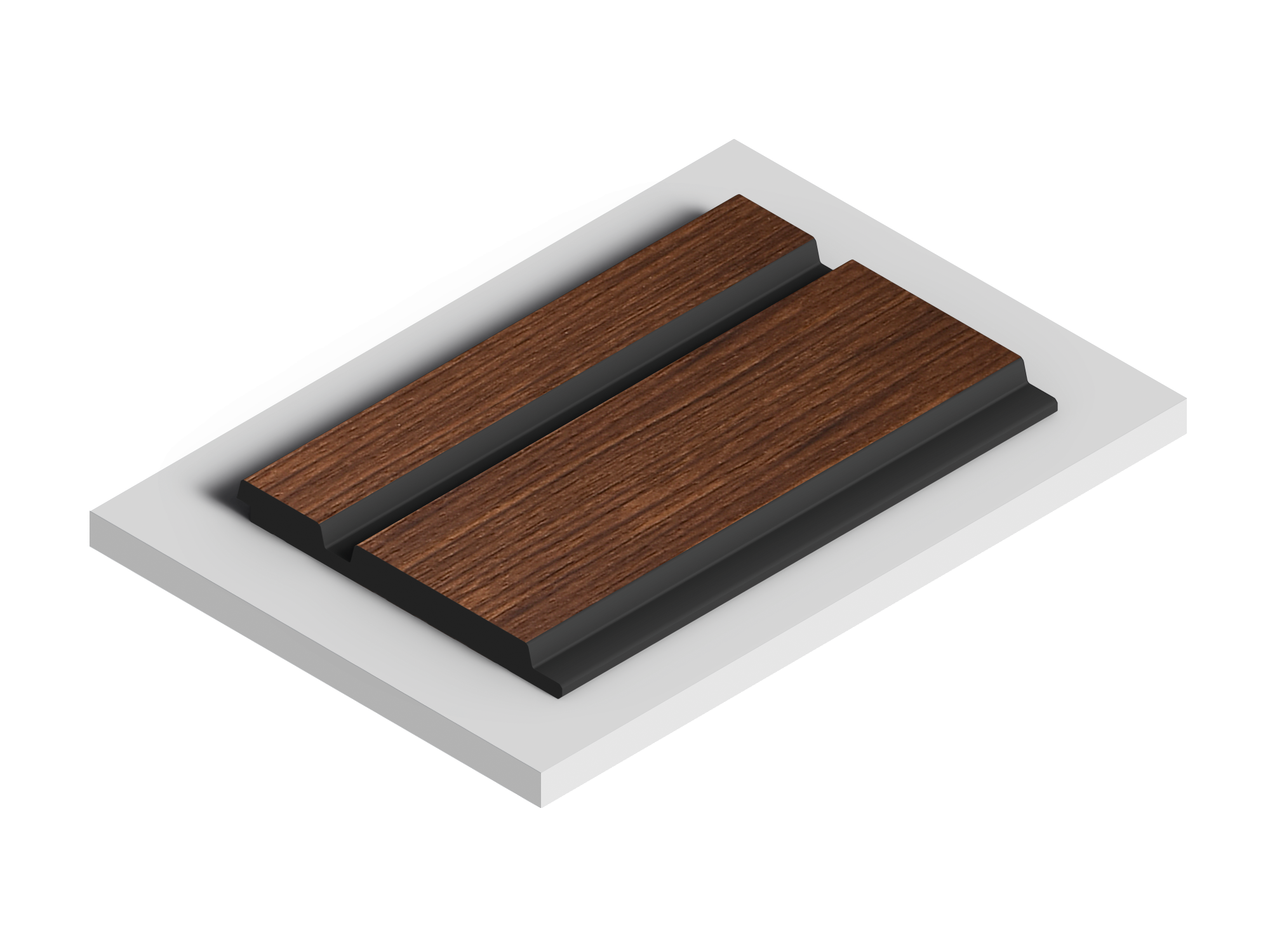 Панель декоративная LV133 BR396K Hiwood 120мм×12мм×2.7м