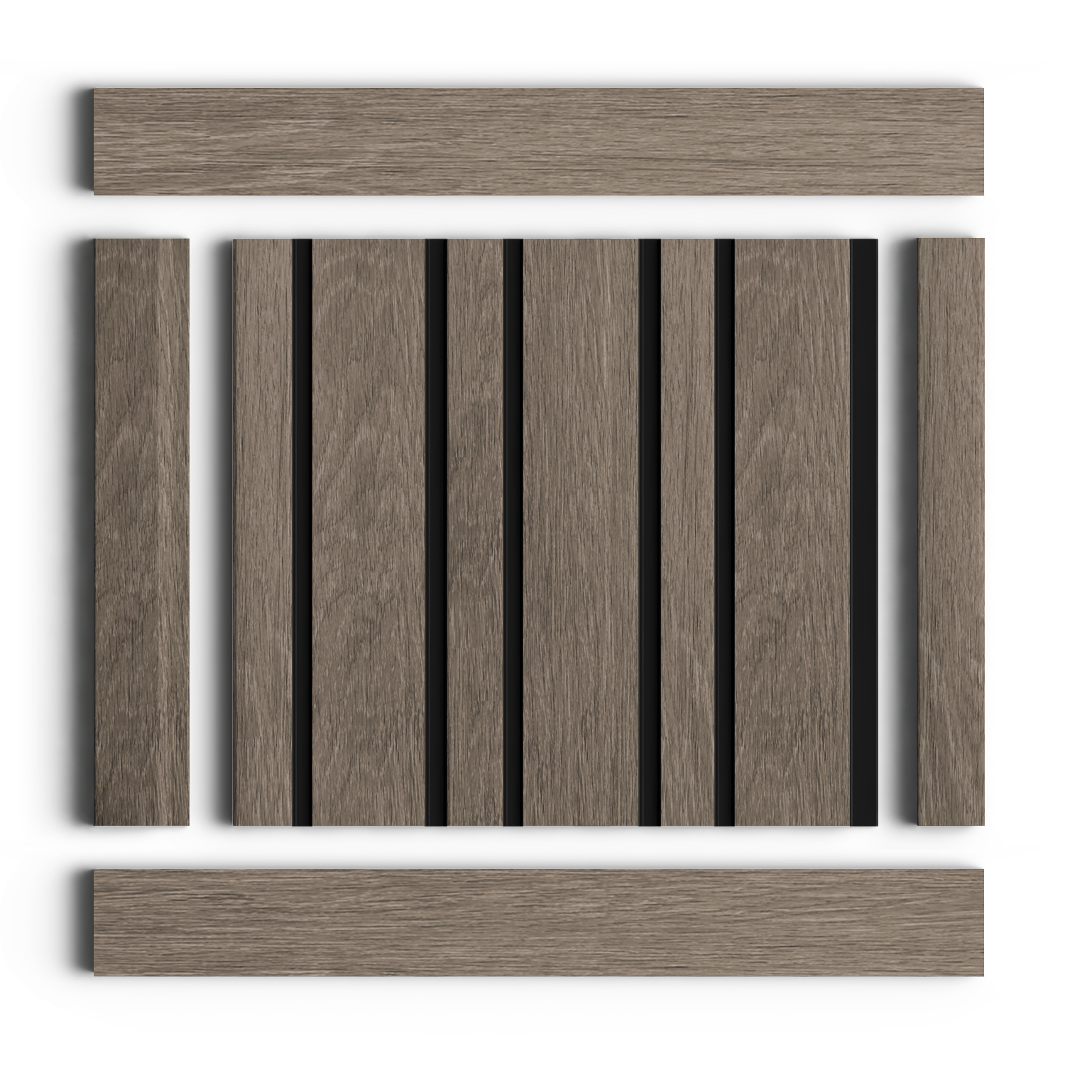 Панель декоративная LV133 BR490K Hiwood 120мм×12мм×2.7м