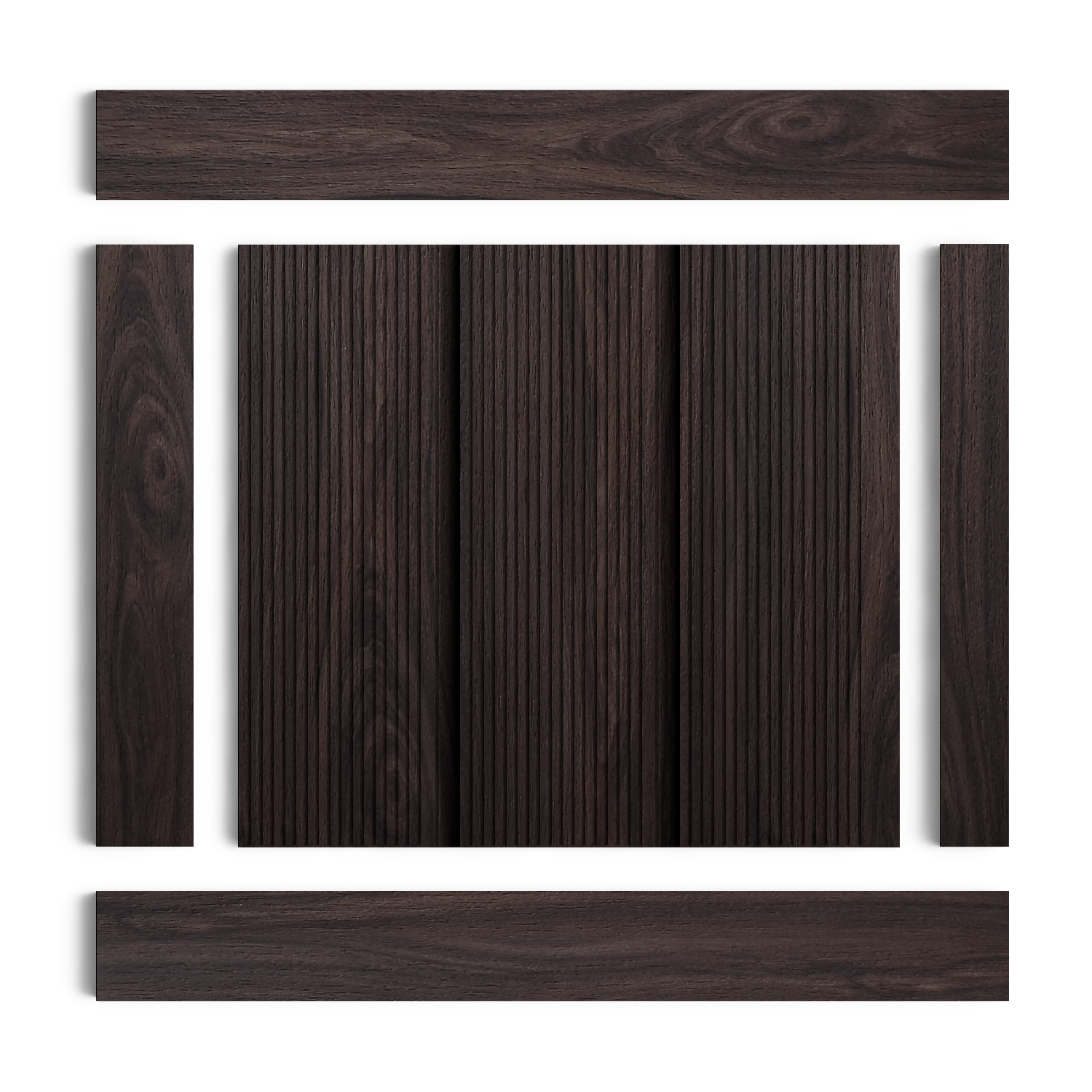 Панель декоративная LV127L BR395 Hiwood 120мм×12мм×2.7м