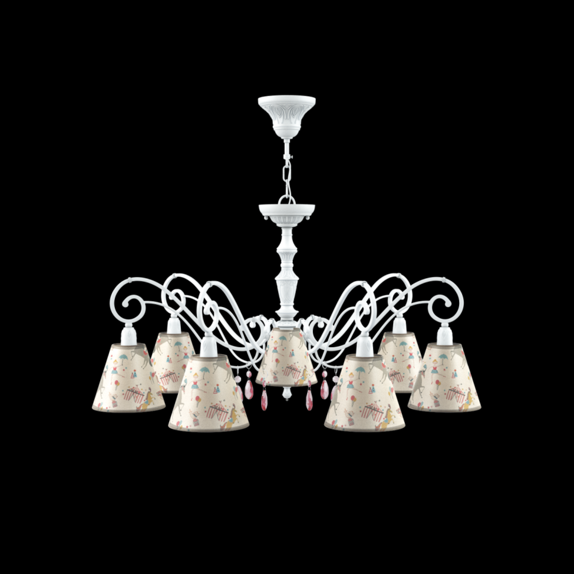 Люстра Maytoni Classic E3-07-WM-LMP-O-14-CRL-E3-07-PK-DN
