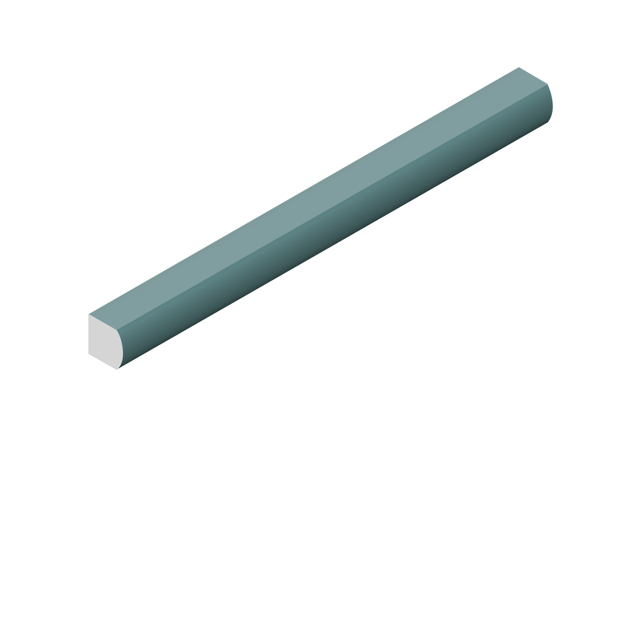 Молдинг D15V2 BU27 Hiwood 15мм×15мм×2,7м