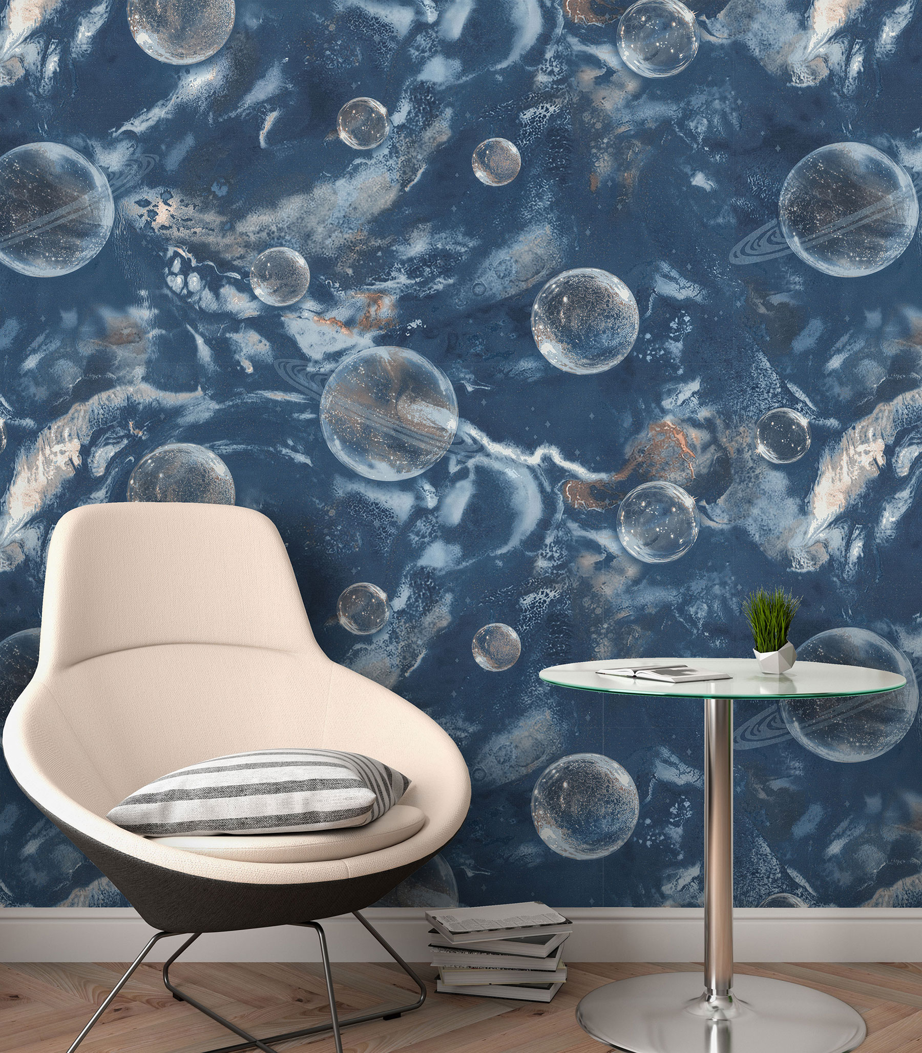 Обои 9273-20 Monte Solaro Universe Светятся в темноте Monte Solaro коллекция Universe производства РОССИЯ в интернет-магазине Обоитрейд