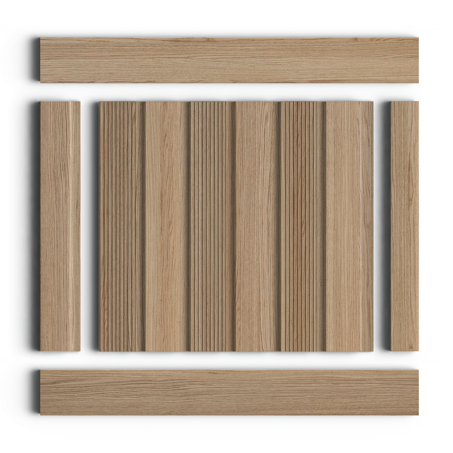 Панель декоративная LV123 BR417 Hiwood 120мм×12мм×2.7м