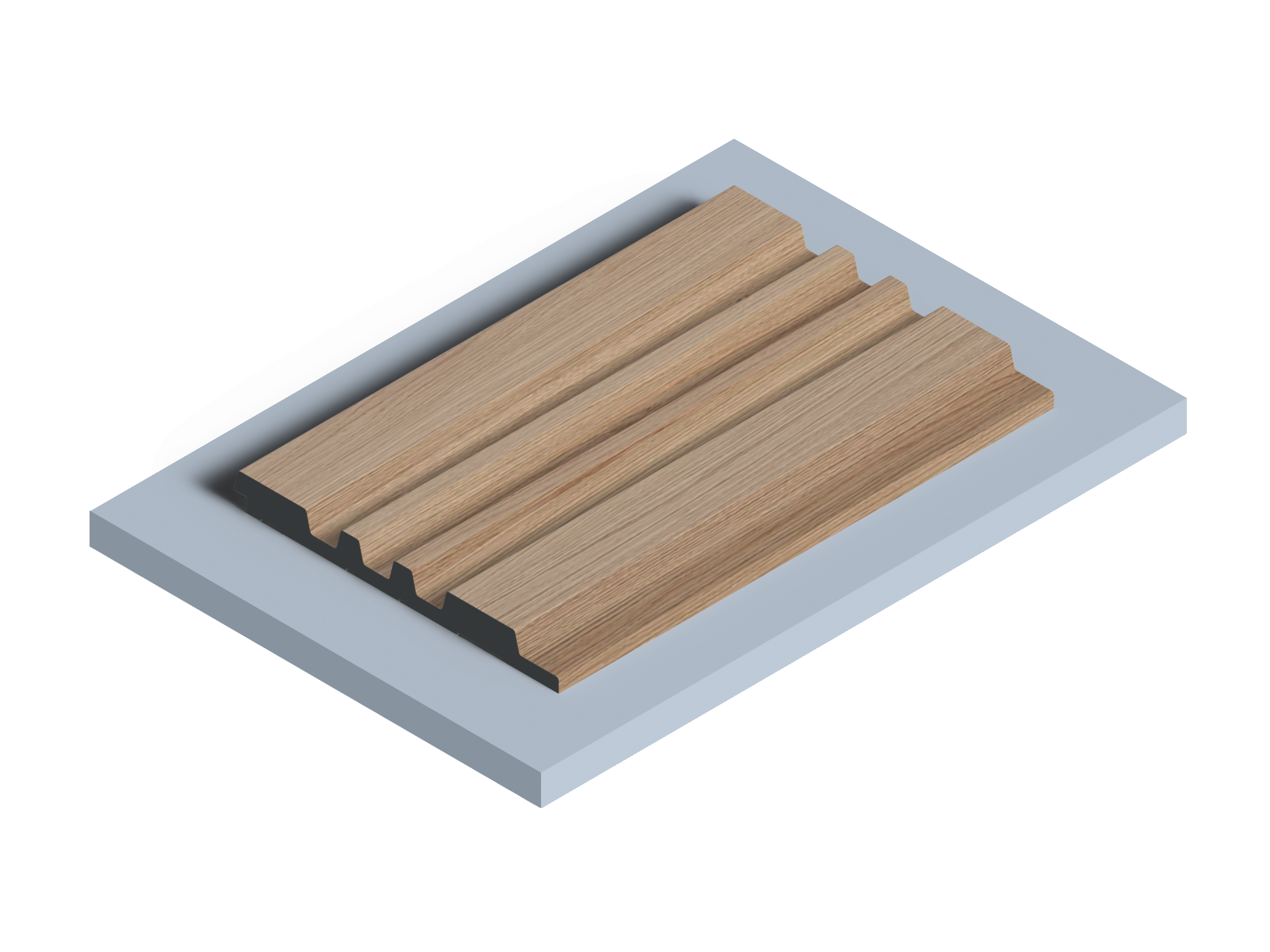 Панель декоративная LV121 BR417 Hiwood 120мм×12мм×2.7м