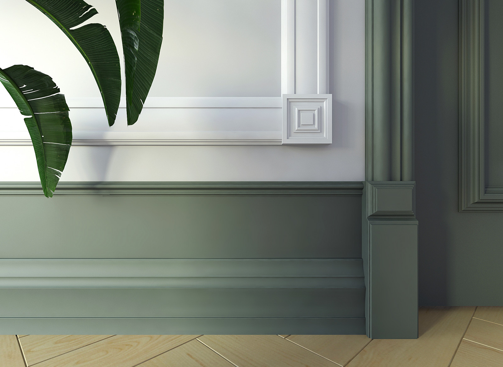 База декоративная Б1 Bello Deco лепная 31×82×250мм