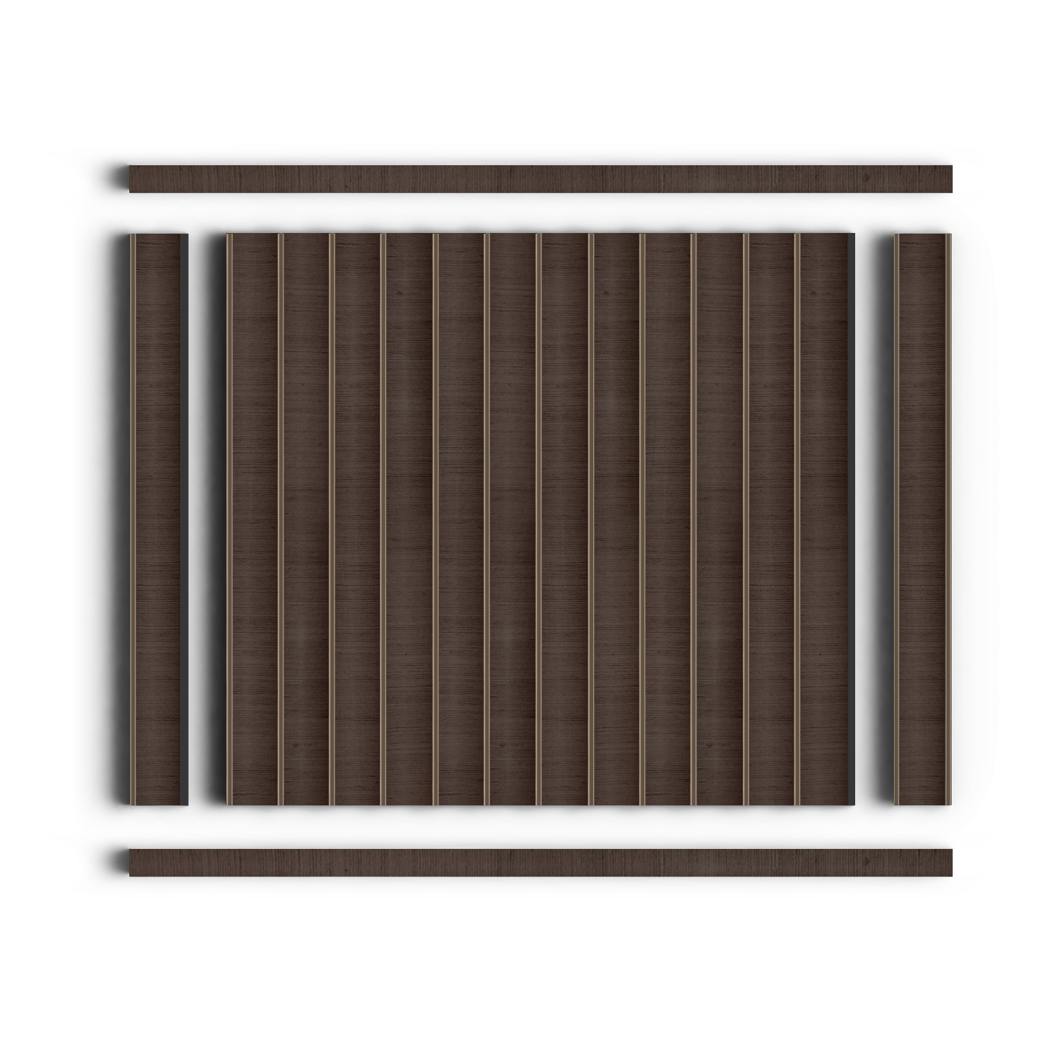 Молдинг D12V1 BR354 Hiwood 12мм×12мм×2,7м