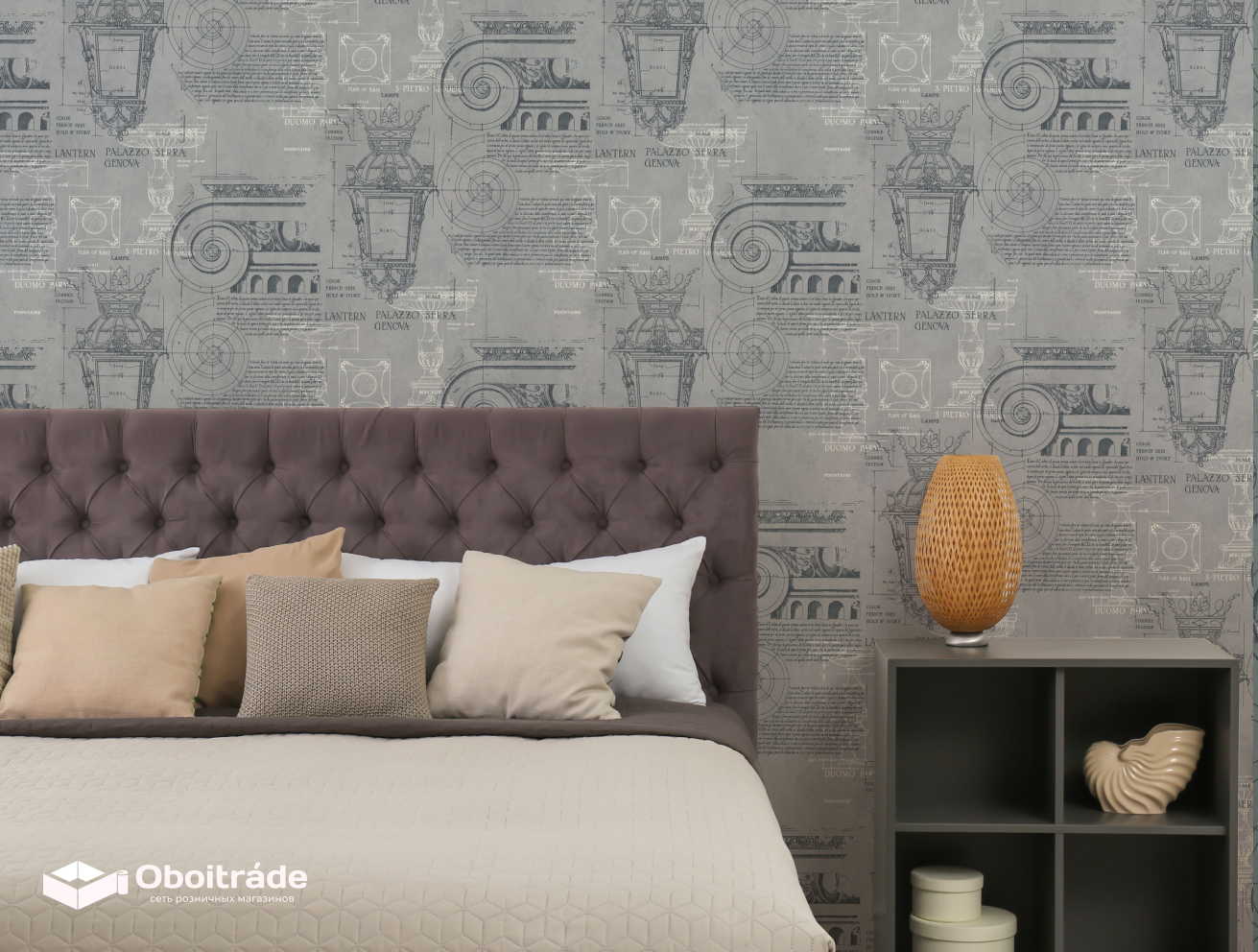 Обои 7319-13 Euro Decor Vitruvius Euro Decor коллекция Vitruvius производства РОССИЯ в интернет-магазине Обоитрейд