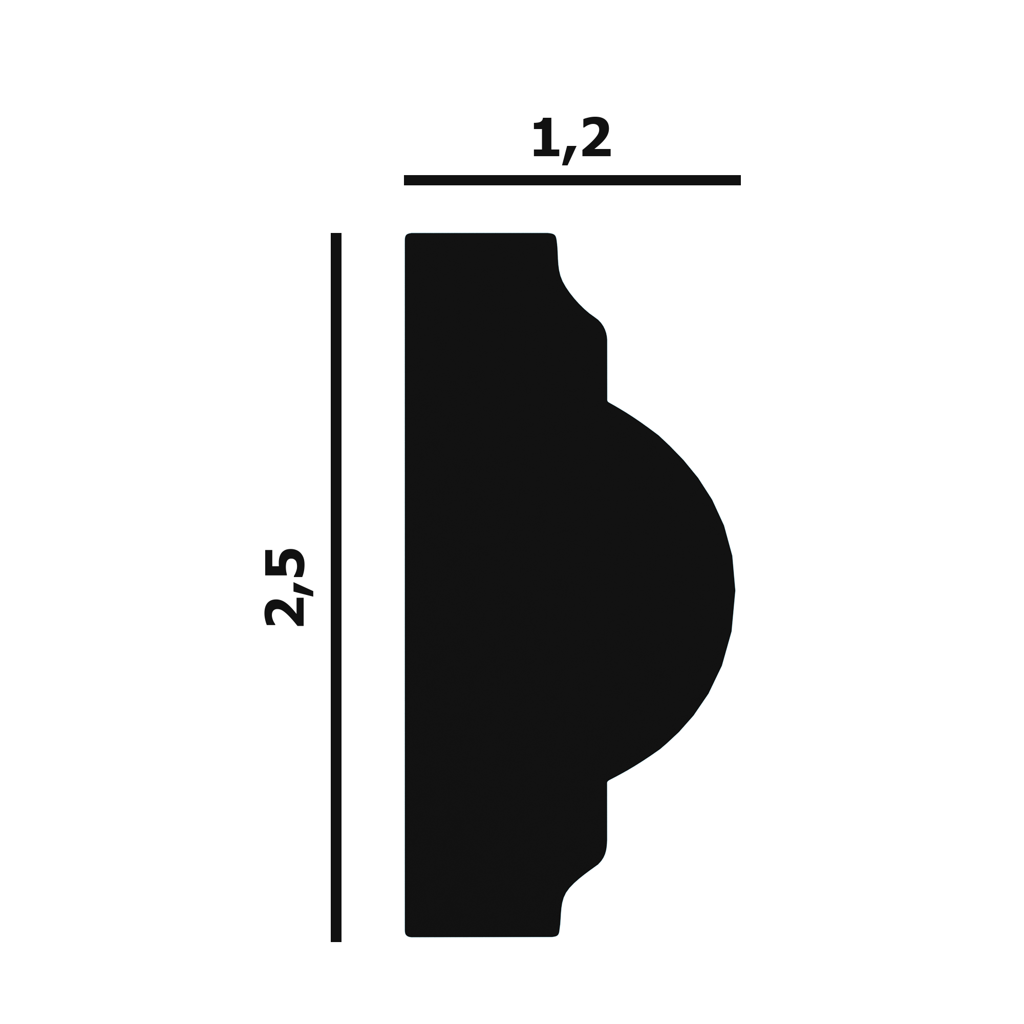 Угловой элемент P35-1