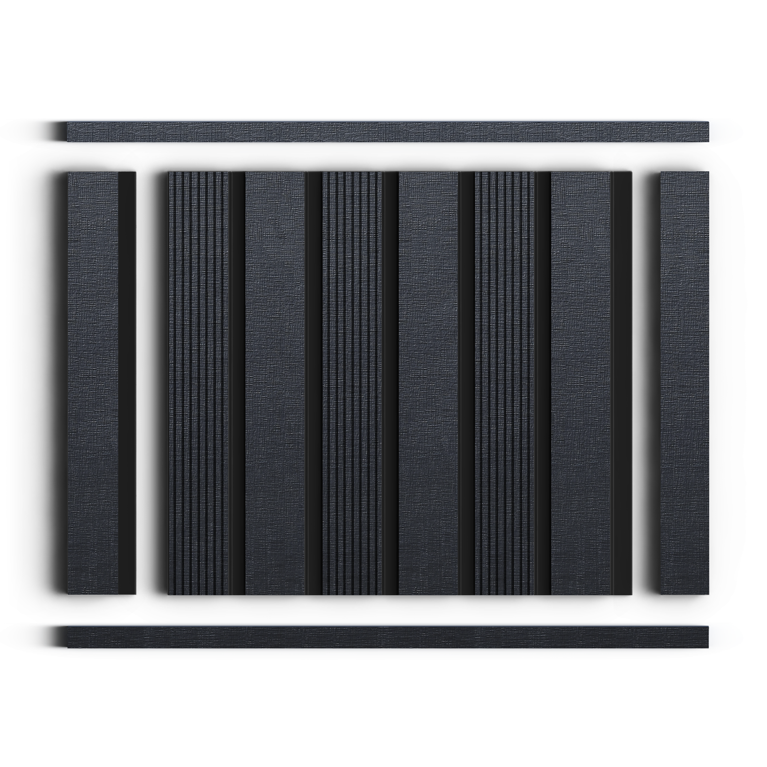 Молдинг D12V1 BK114 Hiwood 12мм×12мм×2,7м