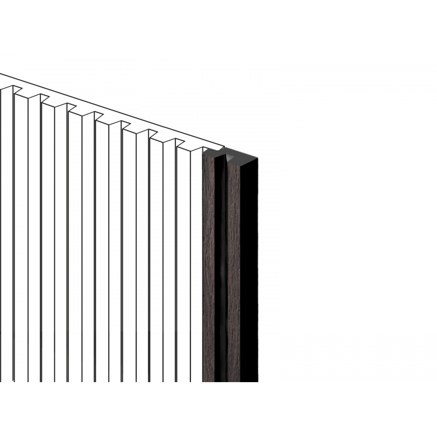 Финишный молдинг LF129B BR395NK Hiwood 23,6мм×2,7м