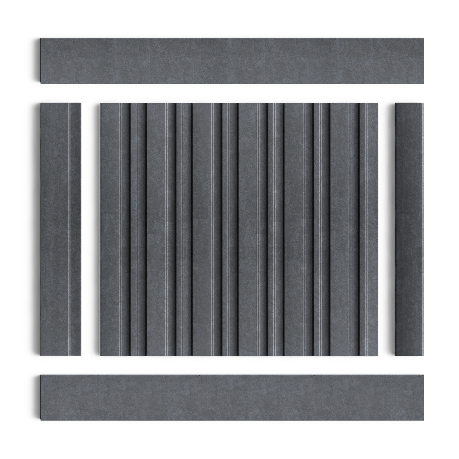 Панель декоративная LV122 S381A Hiwood 120мм×12мм×2.7м