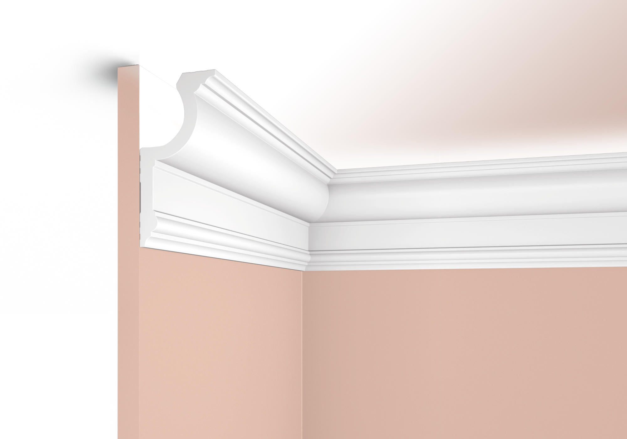 Карниз A155 Hiwood 67мм×140мм×2м