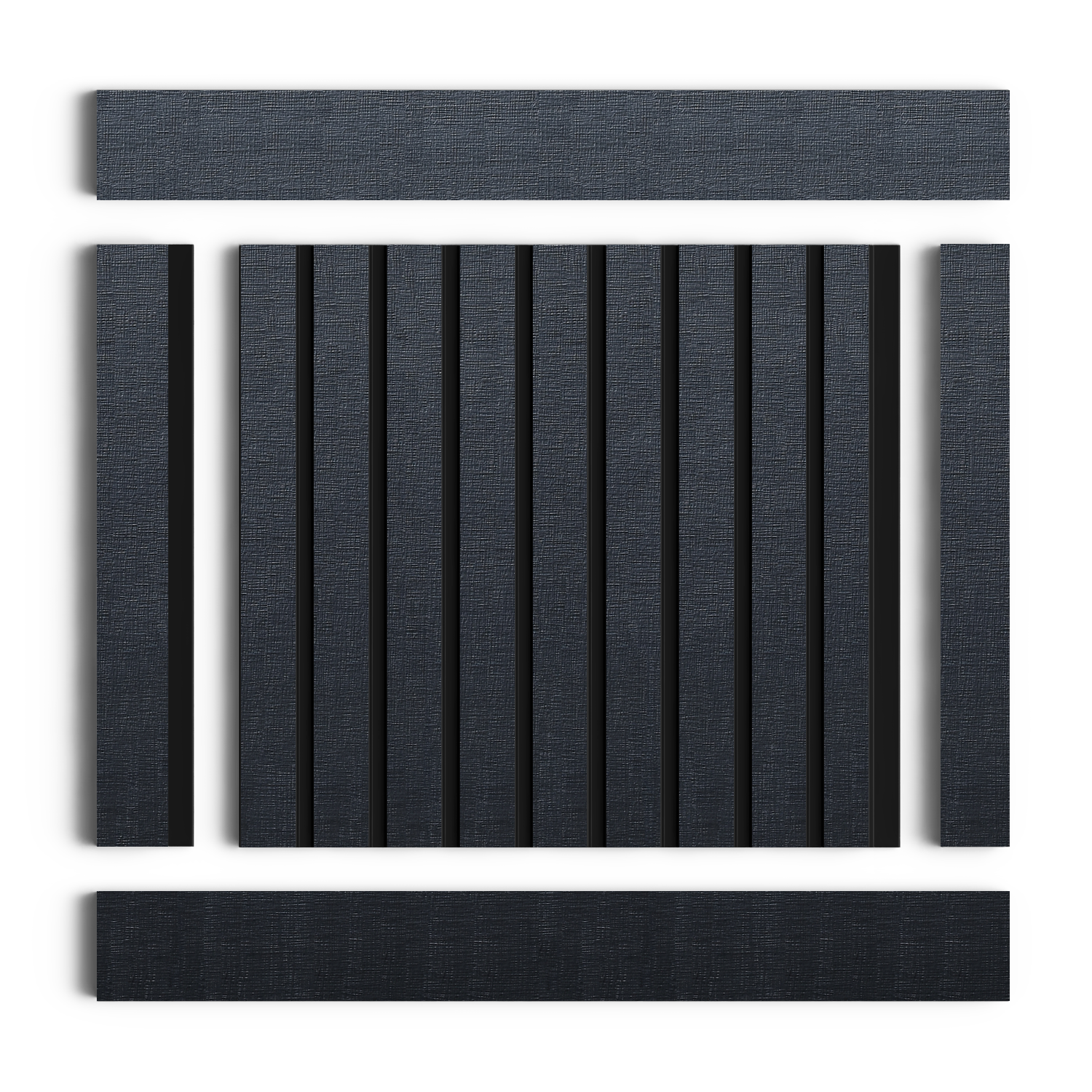 Панель декоративная LV124 BK114K Hiwood 120мм×12мм×2.7м