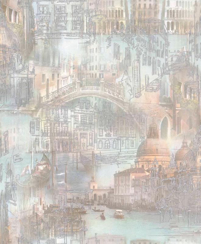 Обои 10091-04 Артекс Magic mint сет 6 Сан-Марко Артекс коллекция Magic mint производства РОССИЯ в интернет-магазине Обоитрейд