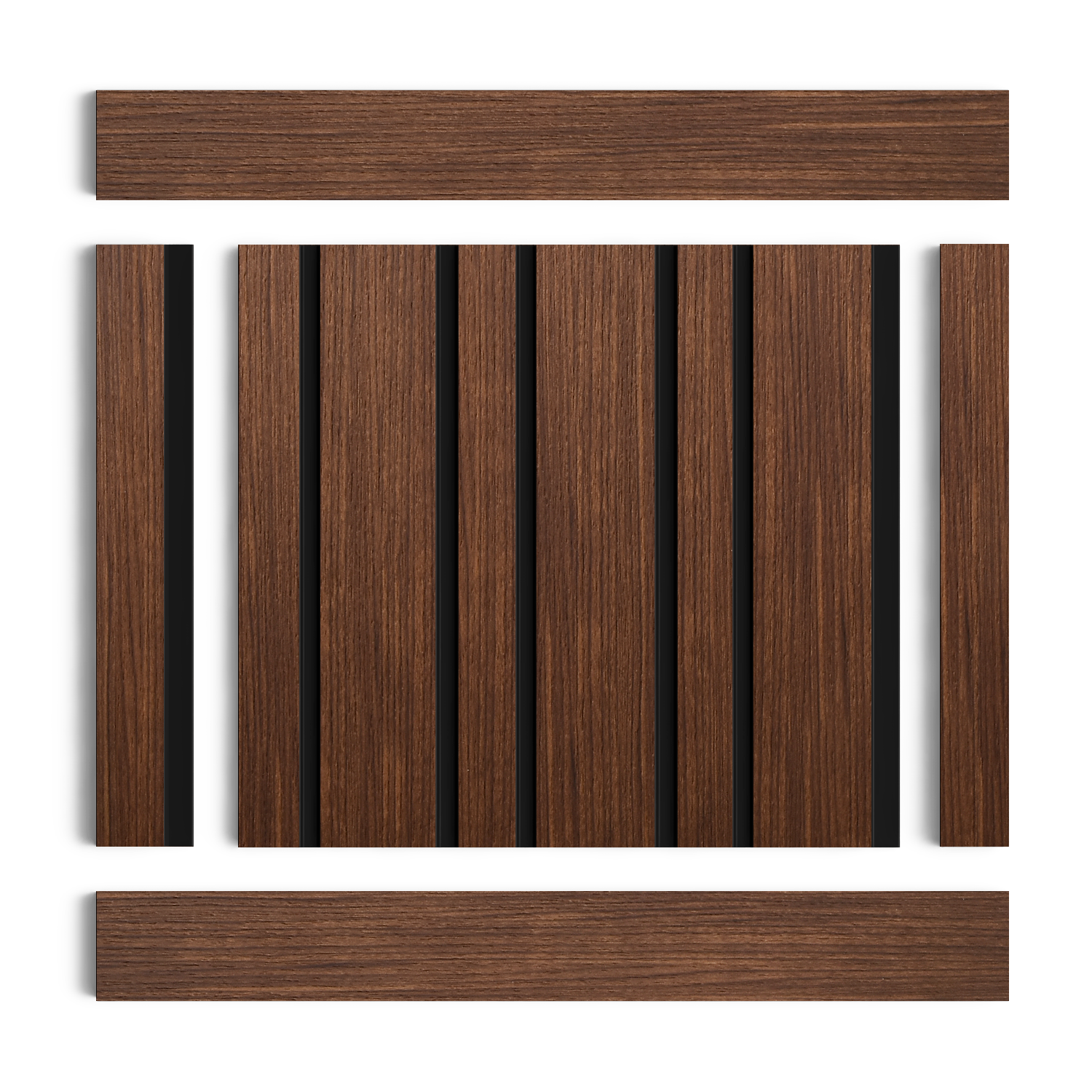 Панель декоративная LV133 BR396K Hiwood 120мм×12мм×2.7м