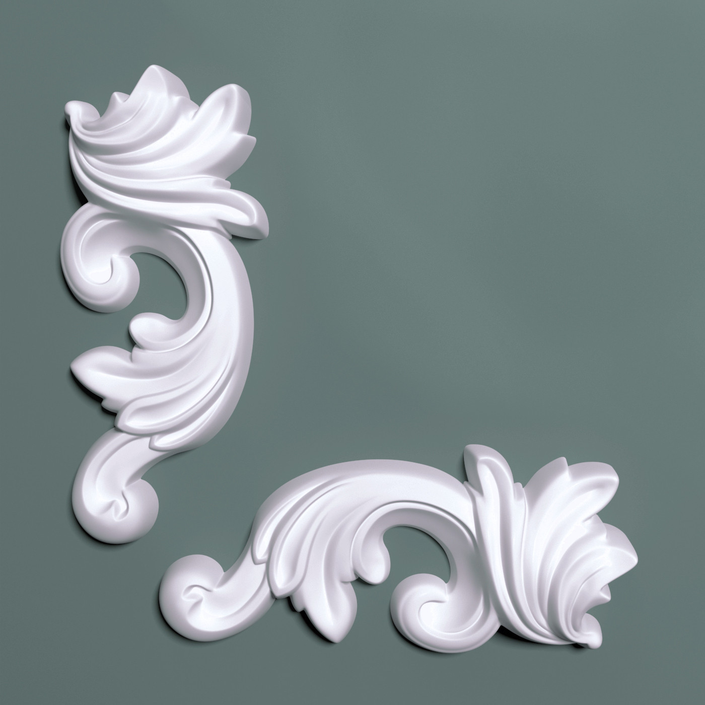 Угол декоративный М12Н1 Bello Deco к молдингу накладной 60×140мм