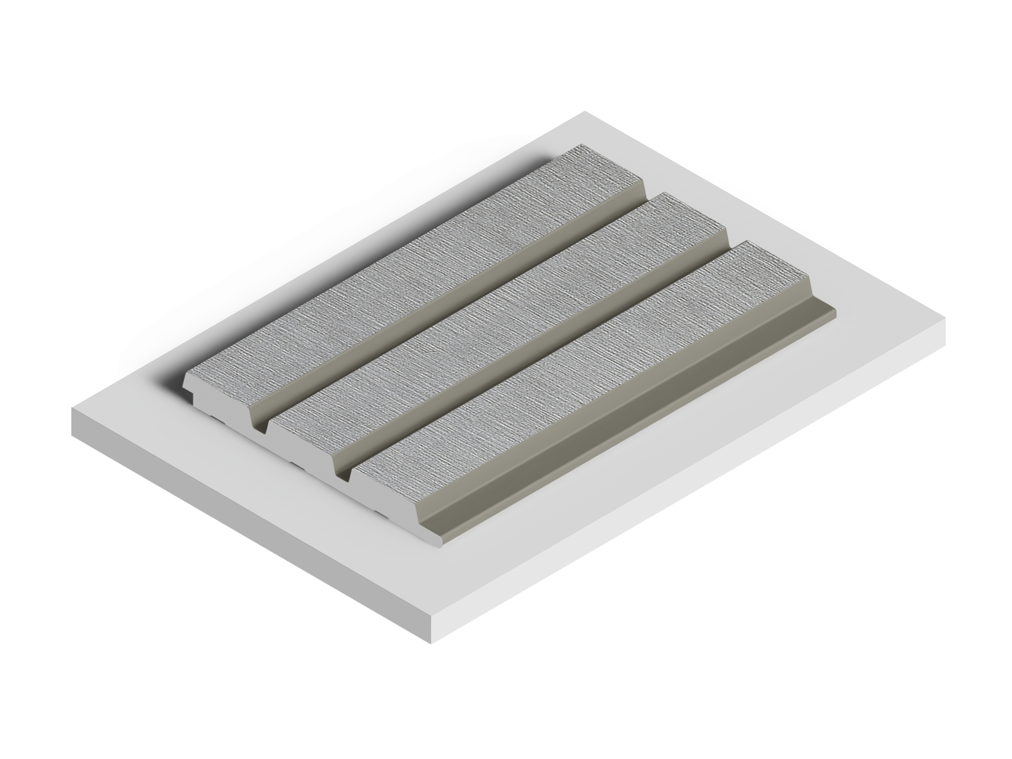 Панель декоративная LV124 S339S Hiwood 120мм×12мм×2.7м