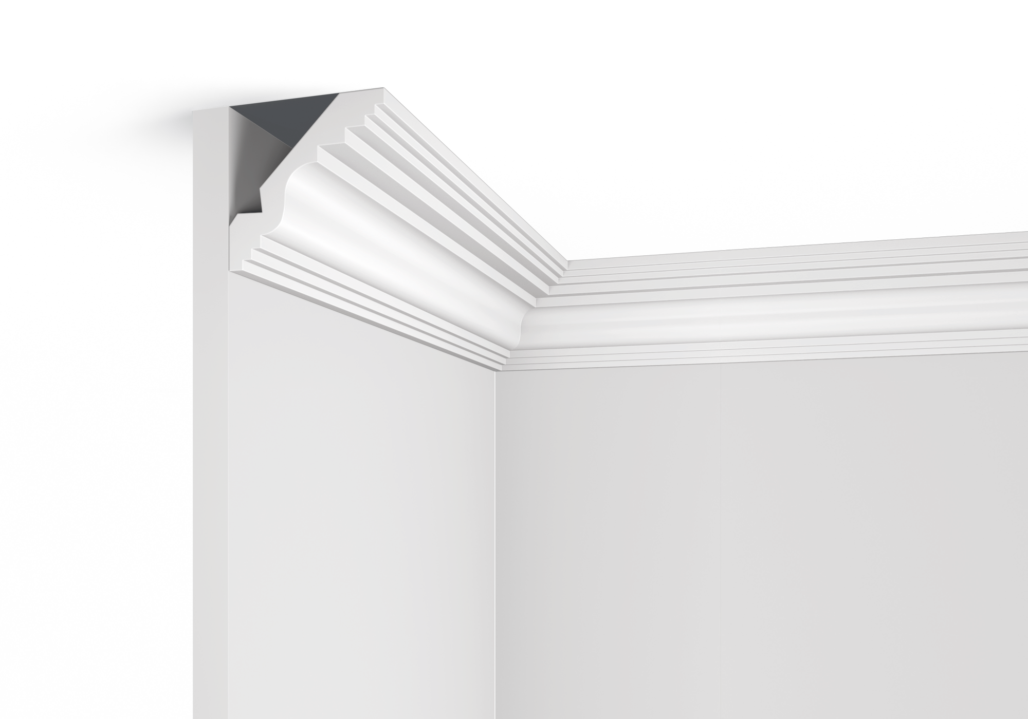 Карниз A116 Hiwood 83мм×83мм×2м