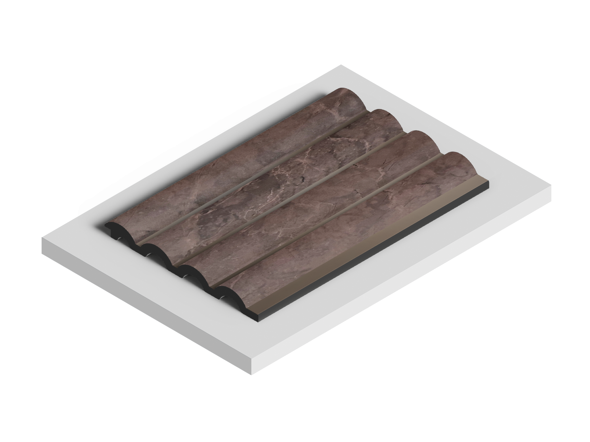 Панель декоративная LV140 BR492 Hiwood 120мм×12мм×2.7м