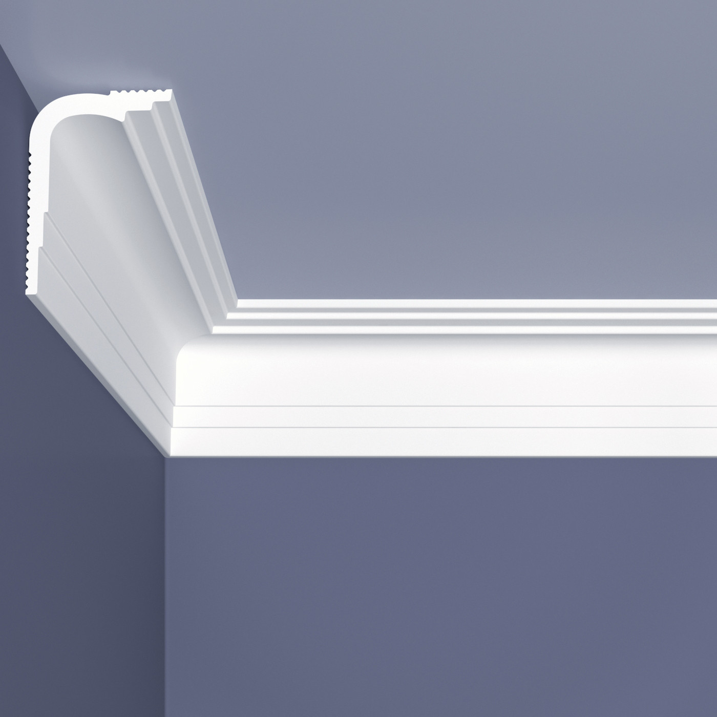 Плинтус потолочный С8/70 Bello Deco 70мм×50мм×2м