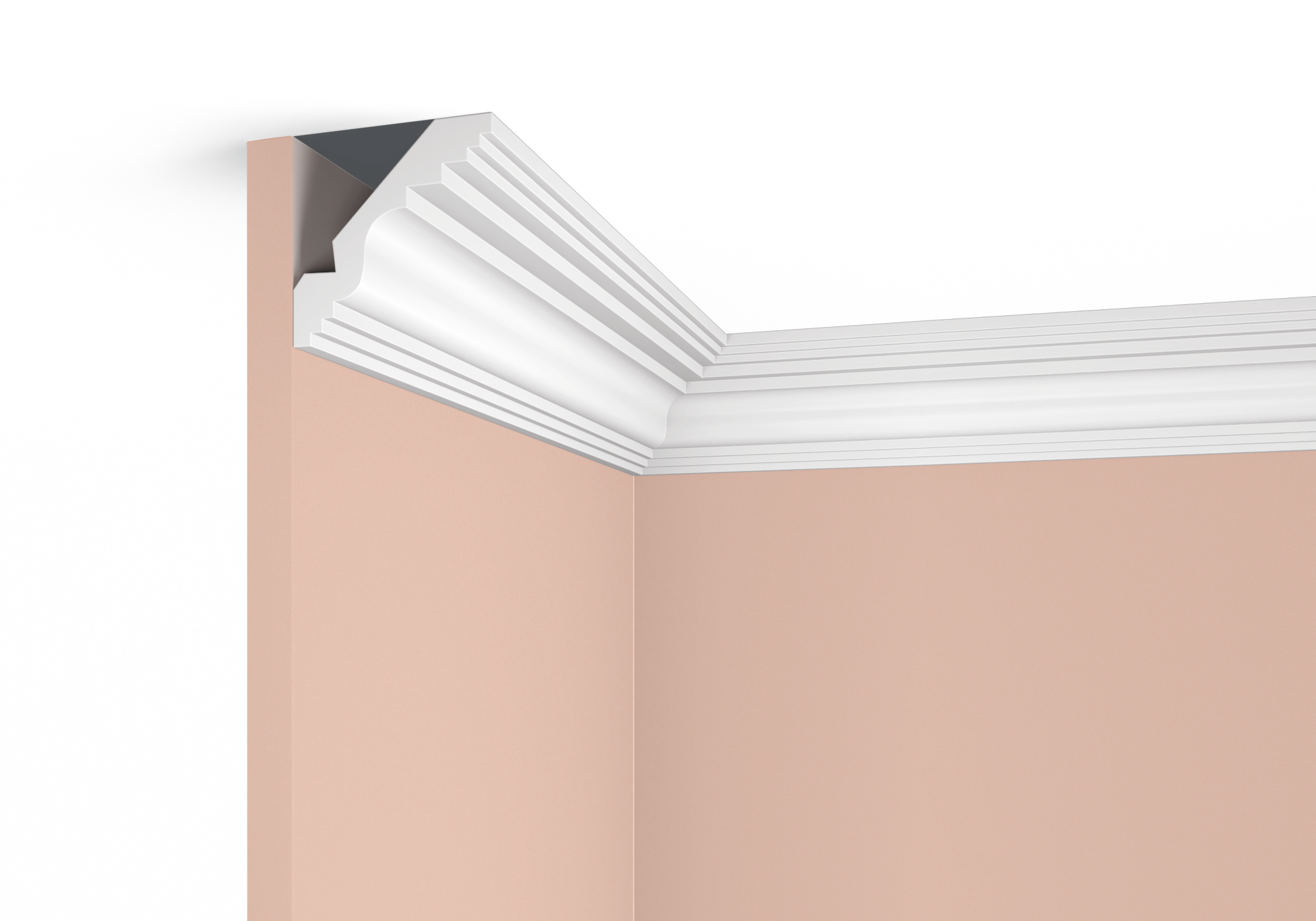 Карниз A116 Hiwood 83мм×83мм×2м