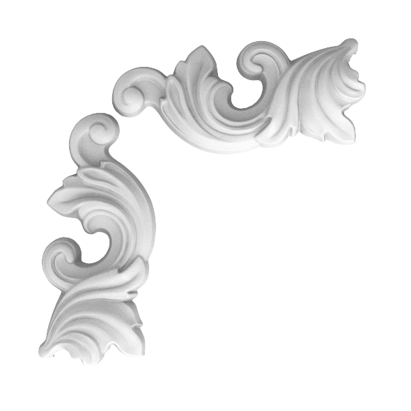 Угол декоративный М10Н1 Bello Deco к молдингу накладной 67×144мм