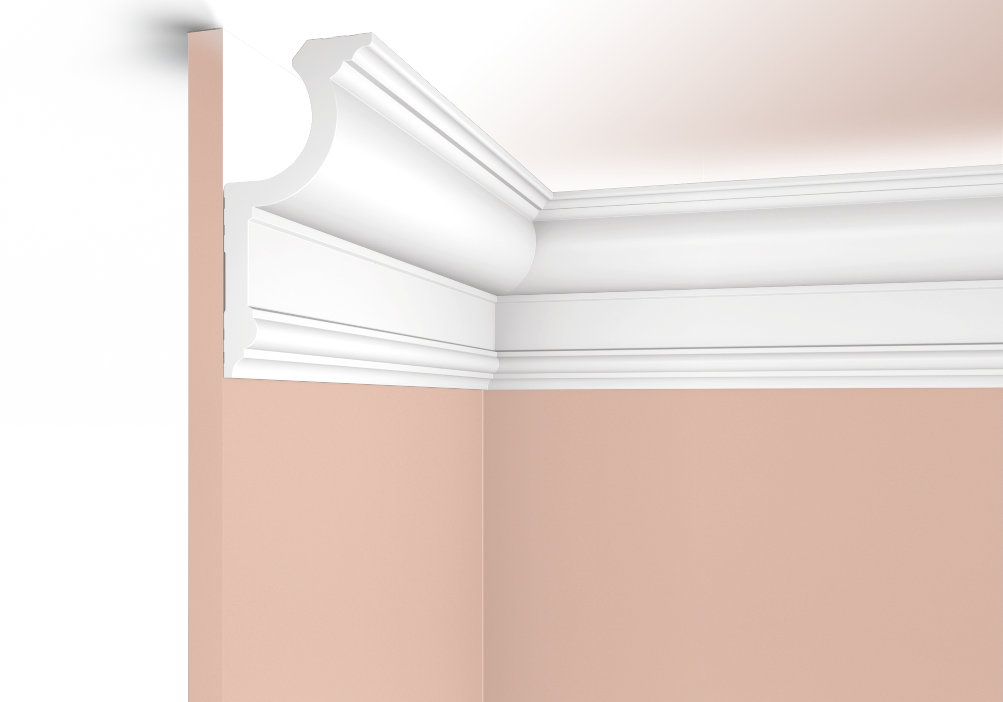 Карниз A127 Hiwood 55мм×115мм×2м