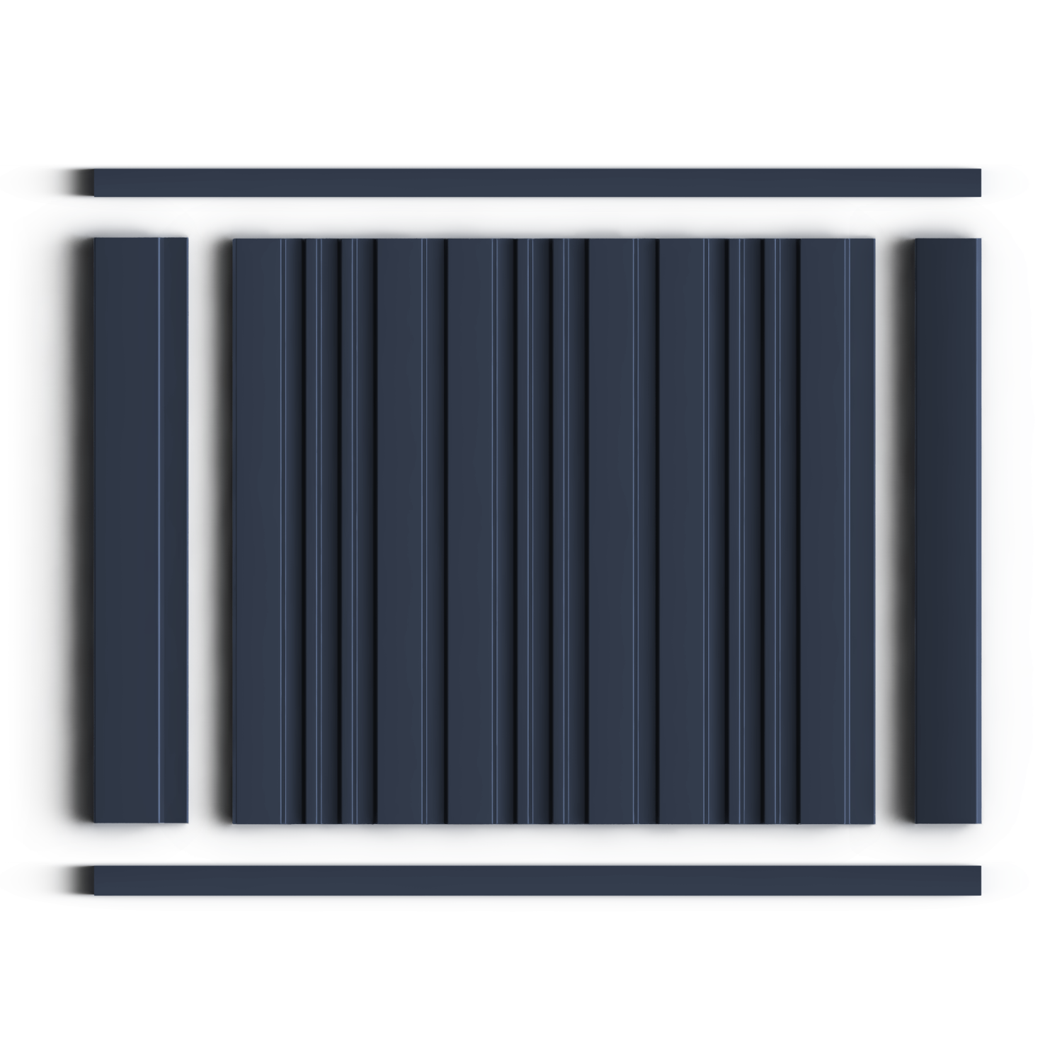 Молдинг D12V1 BU22 Hiwood 12мм×12мм×2,7м