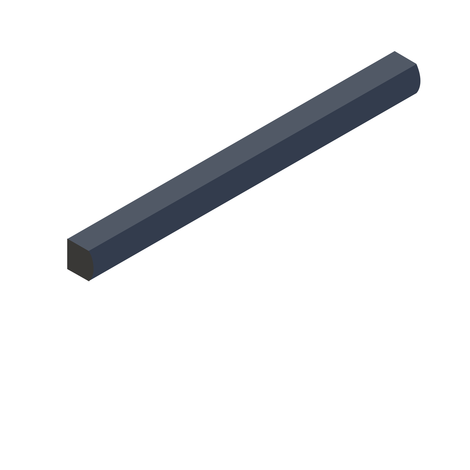 Молдинг D15V2 BU22 Hiwood 15мм×15мм×2,7м