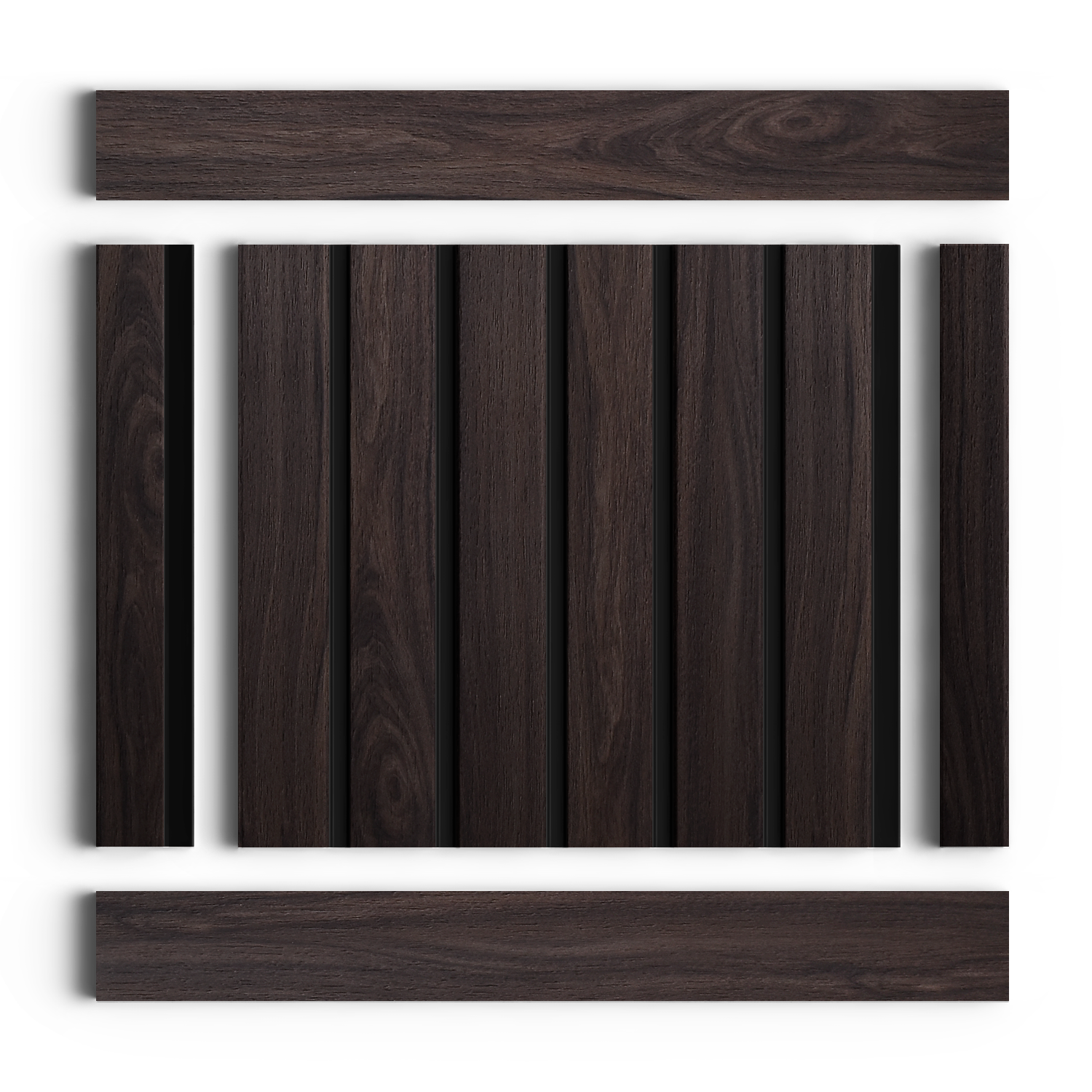 Панель декоративная LV123N BR395K Hiwood 120мм×12мм×2.7м