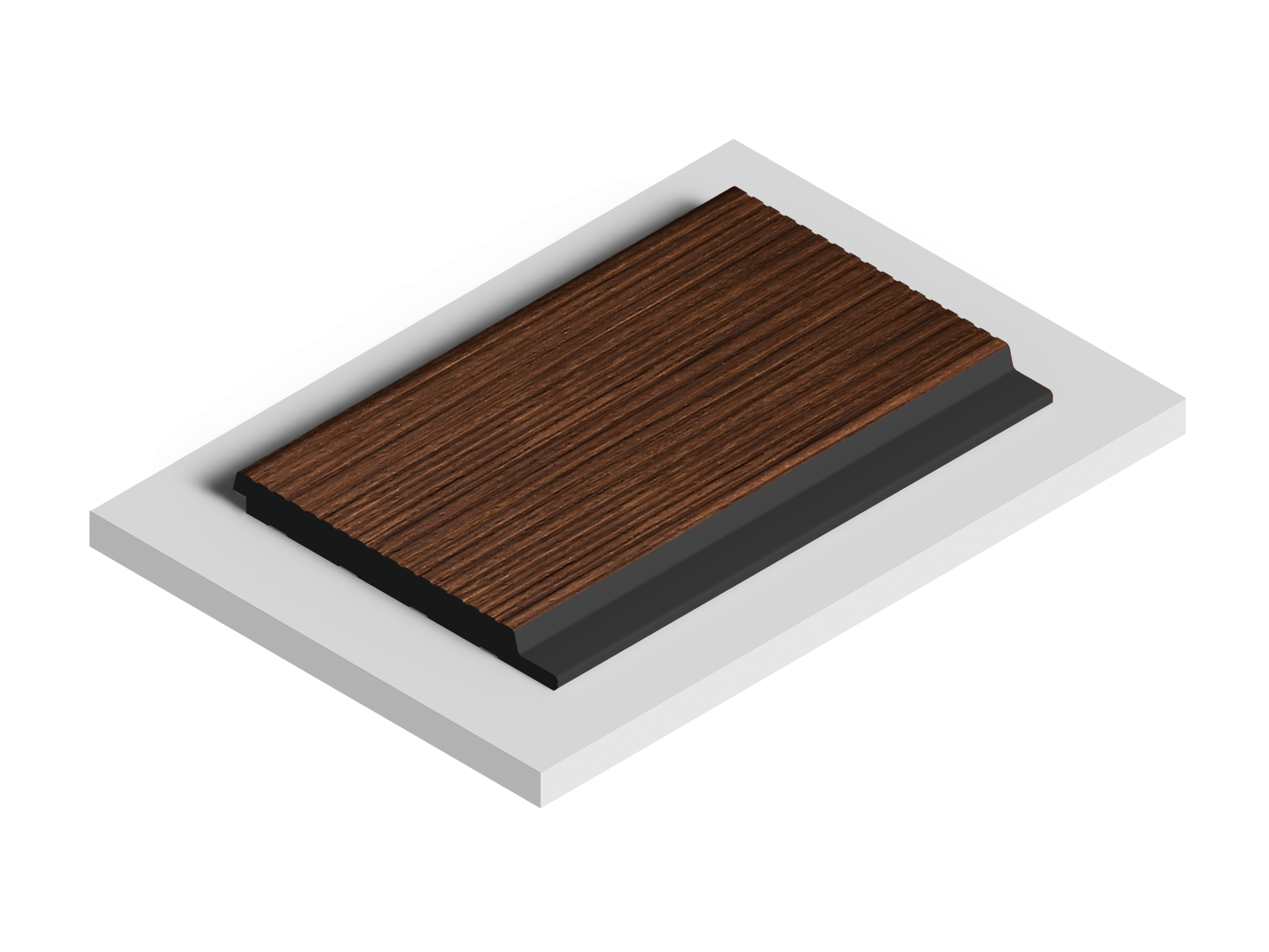 Панель декоративная LV127L BR396 Hiwood 120мм×12мм×2.7м