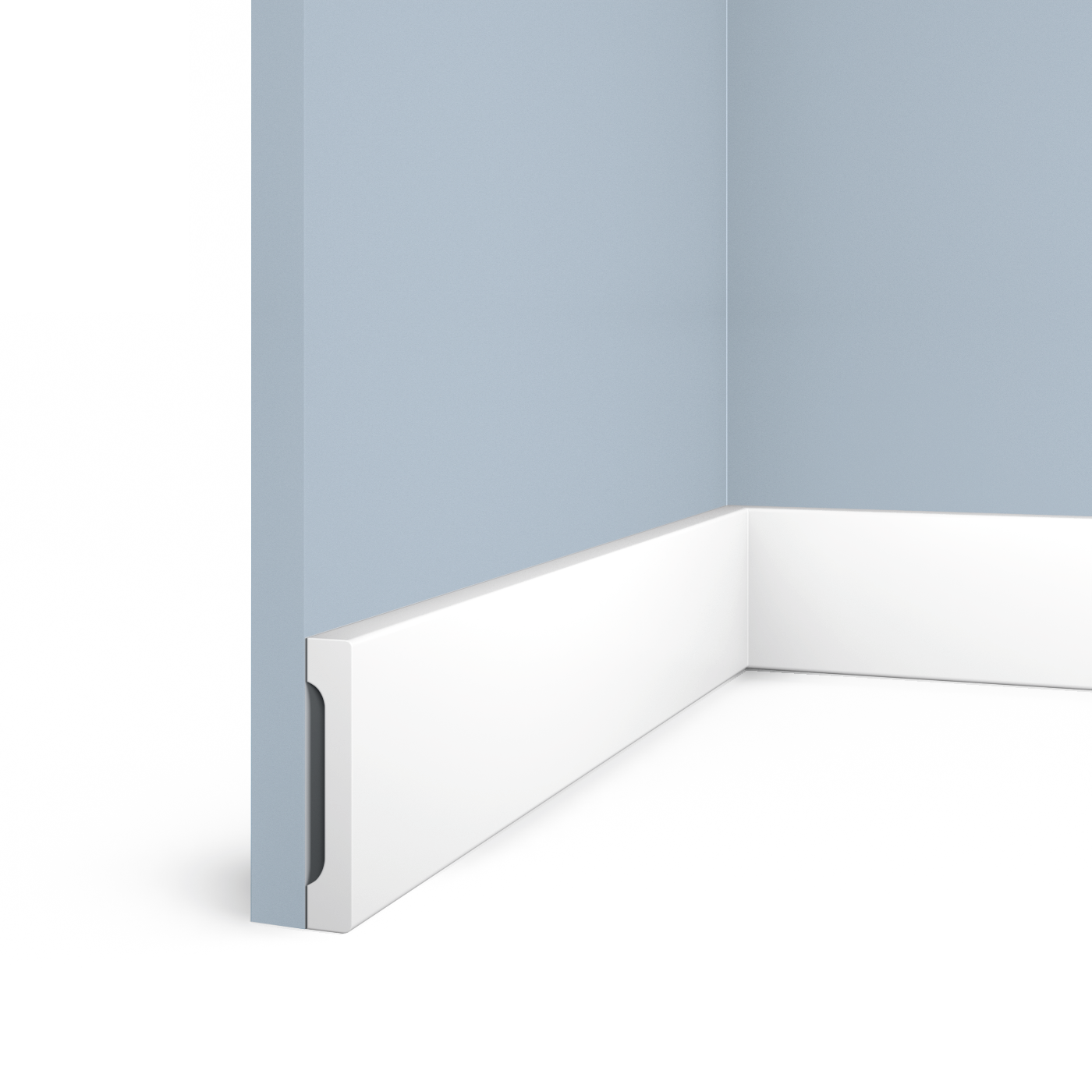 Плинтус B70V1 Hiwood 70мм×12мм×2м