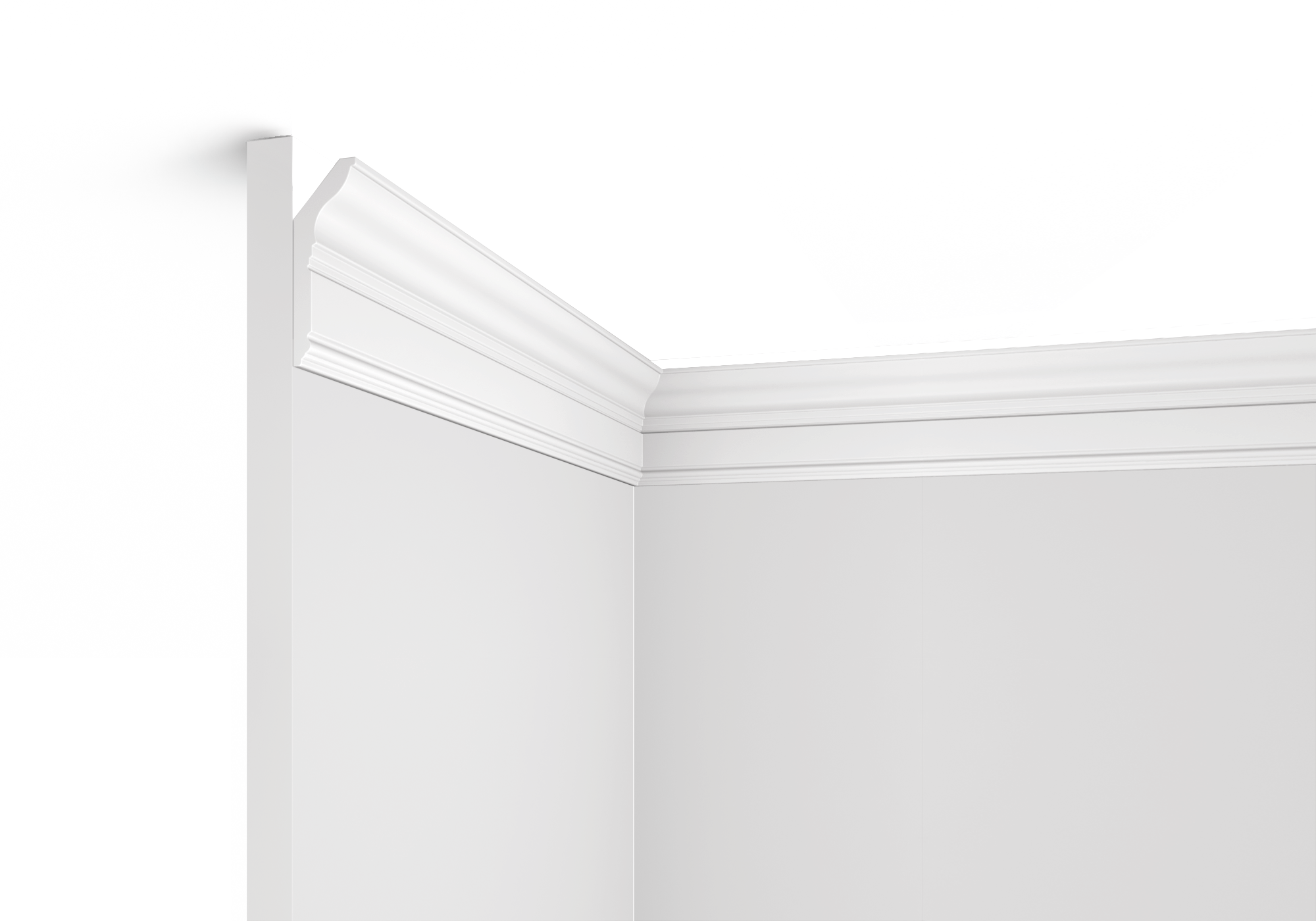 Карниз L1902S Hiwood 80мм×27мм×2м