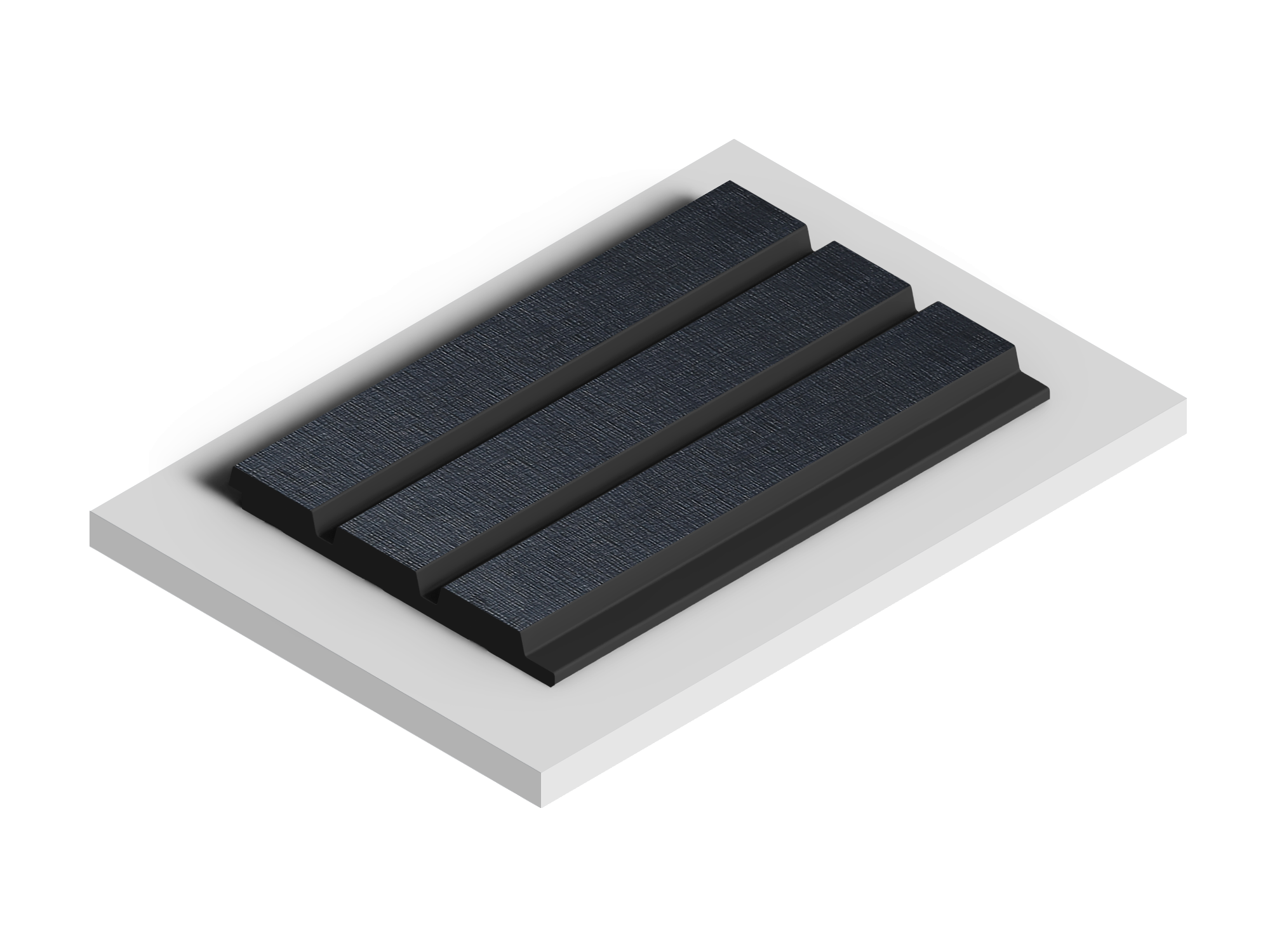 Панель декоративная LV124 BK114K Hiwood 120мм×12мм×2.7м