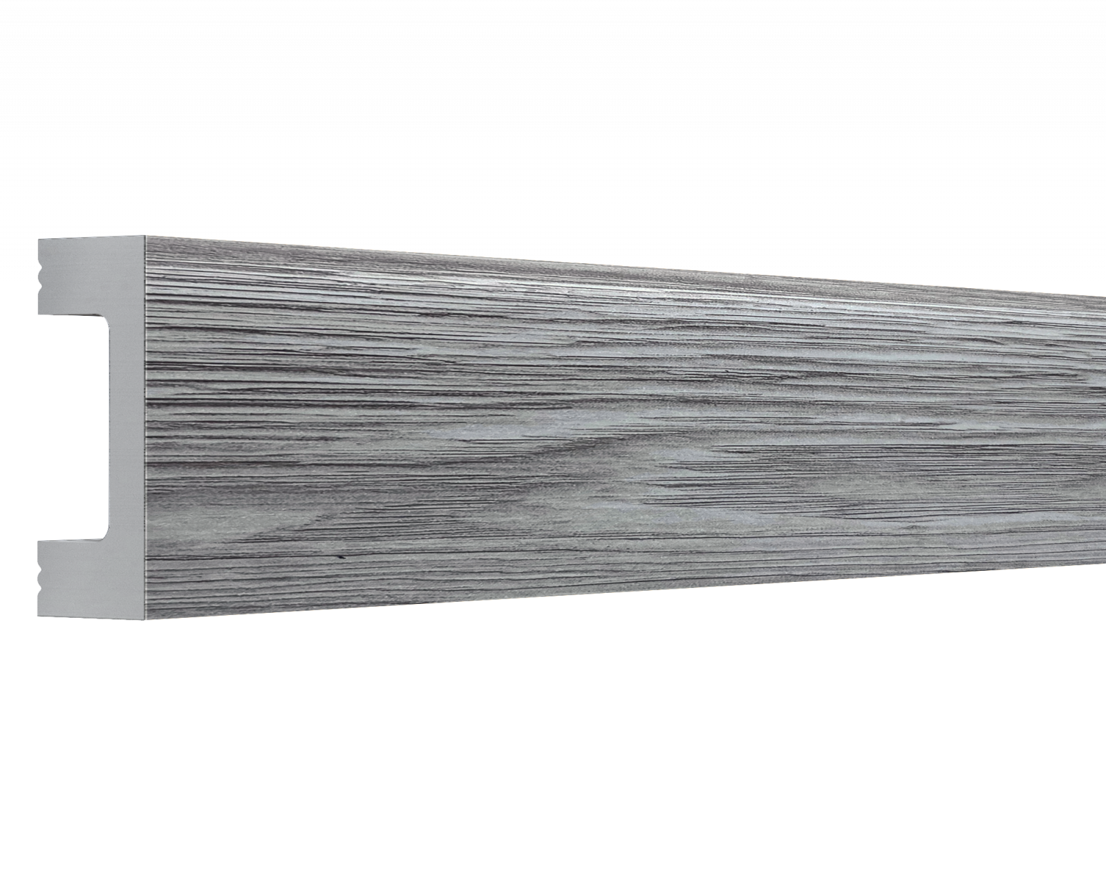 Молдинг МЛ 18/2,6 Bello Deco Льняной дуб 40мм×15мм×2,6м