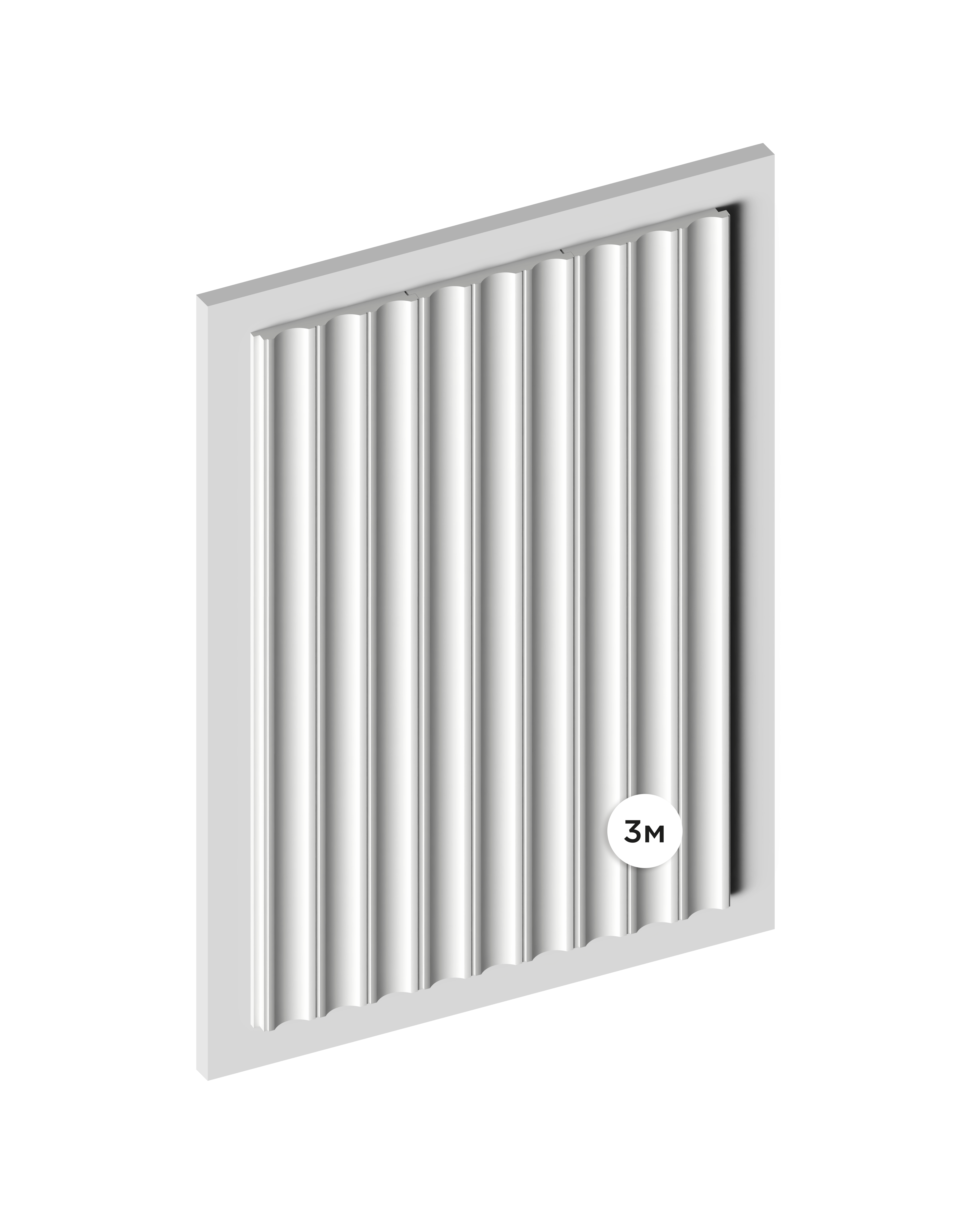 Панель декоративная LV138 LONG NP Hiwood 120мм×12мм×3м