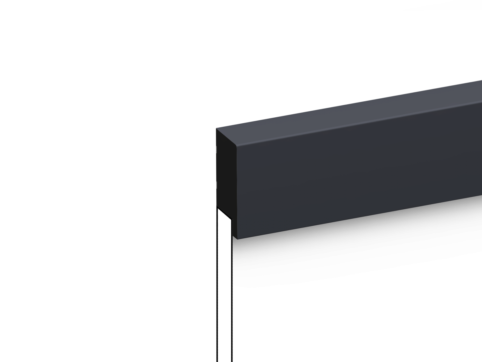 Финишный молдинг LF1 GR15K Hiwood 50мм×2,7м