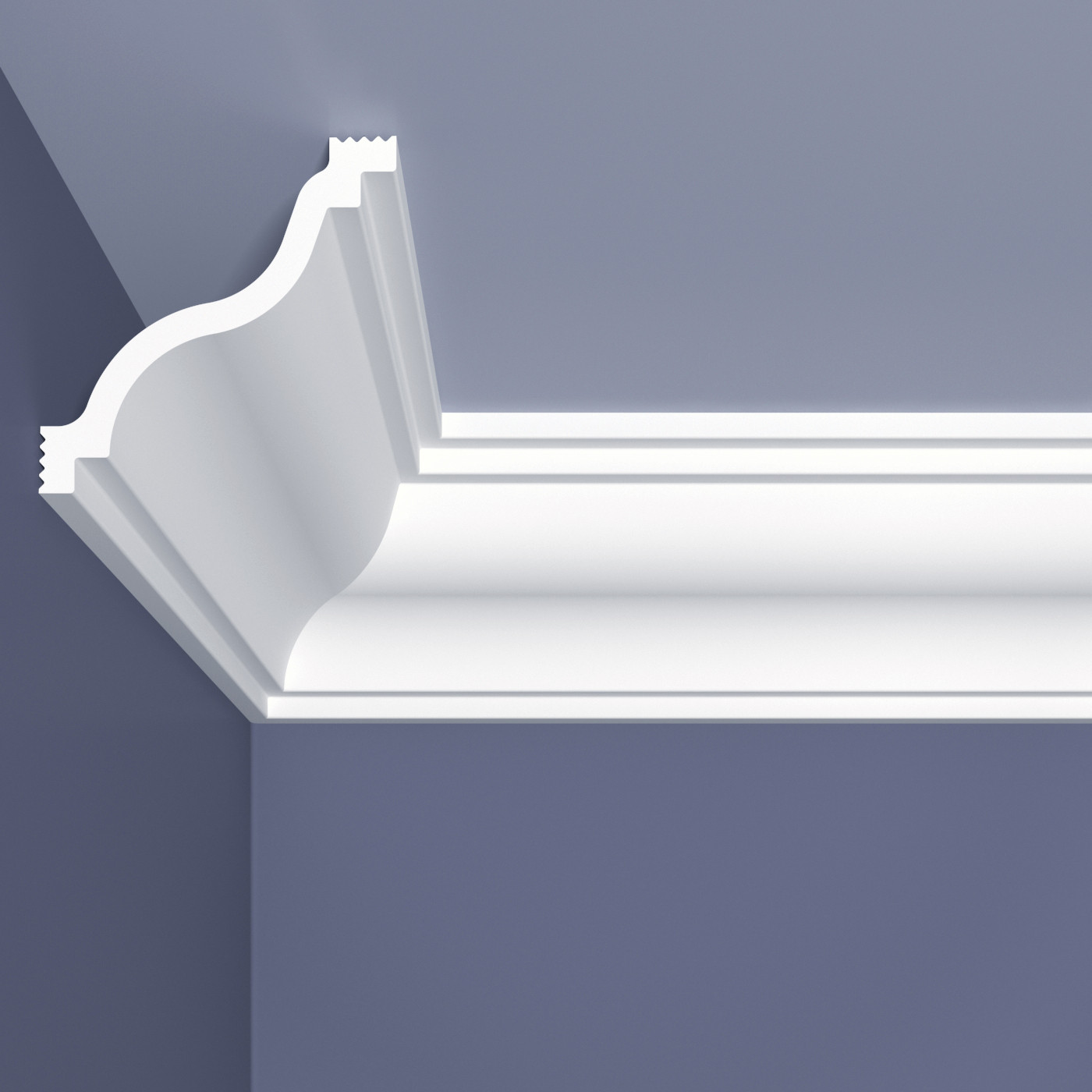 Плинтус потолочный С5/80 Bello Deco 80мм×80мм×2м