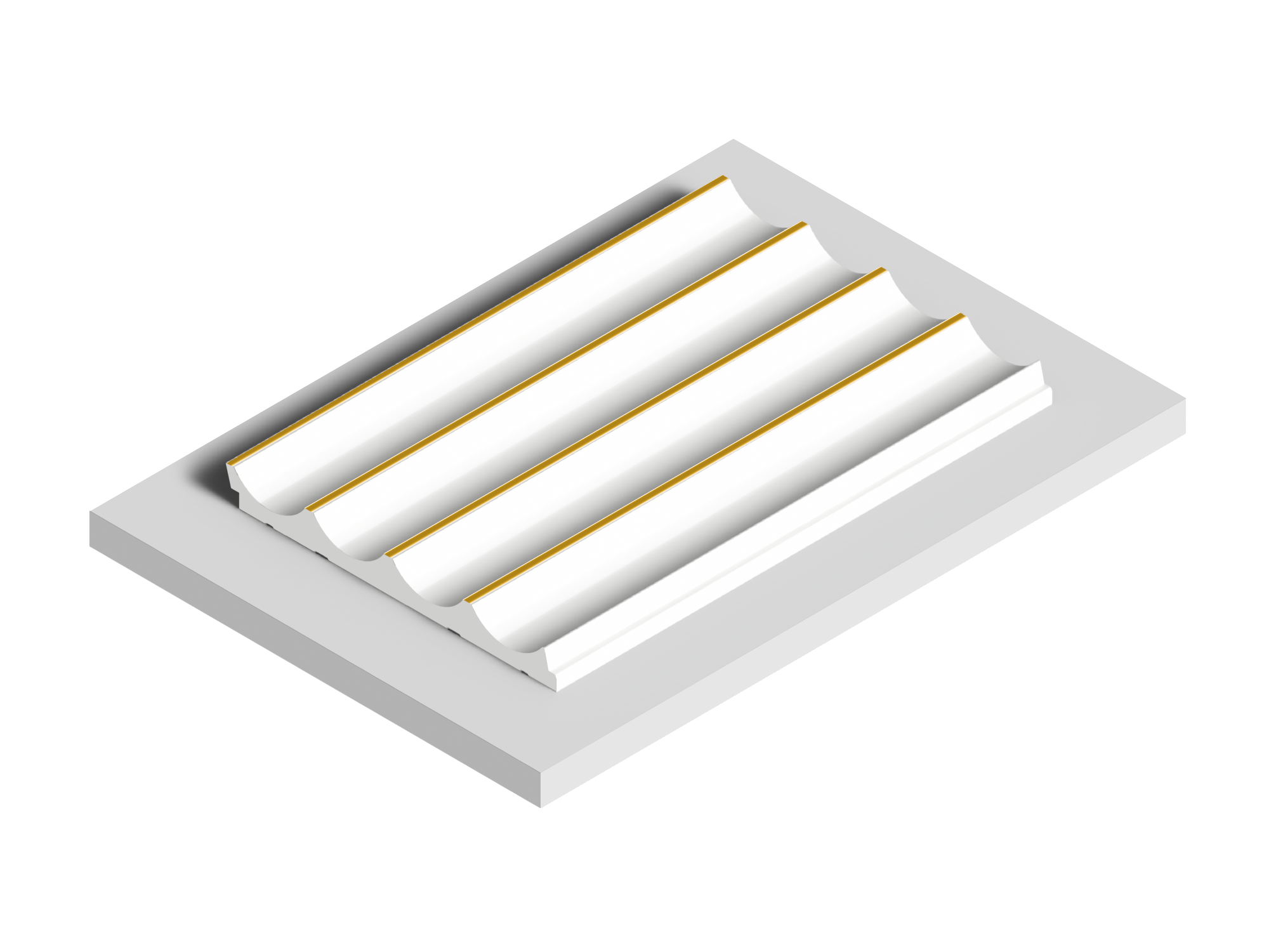 Панель декоративная LV139 W41G Hiwood 120мм×12мм×2.7м