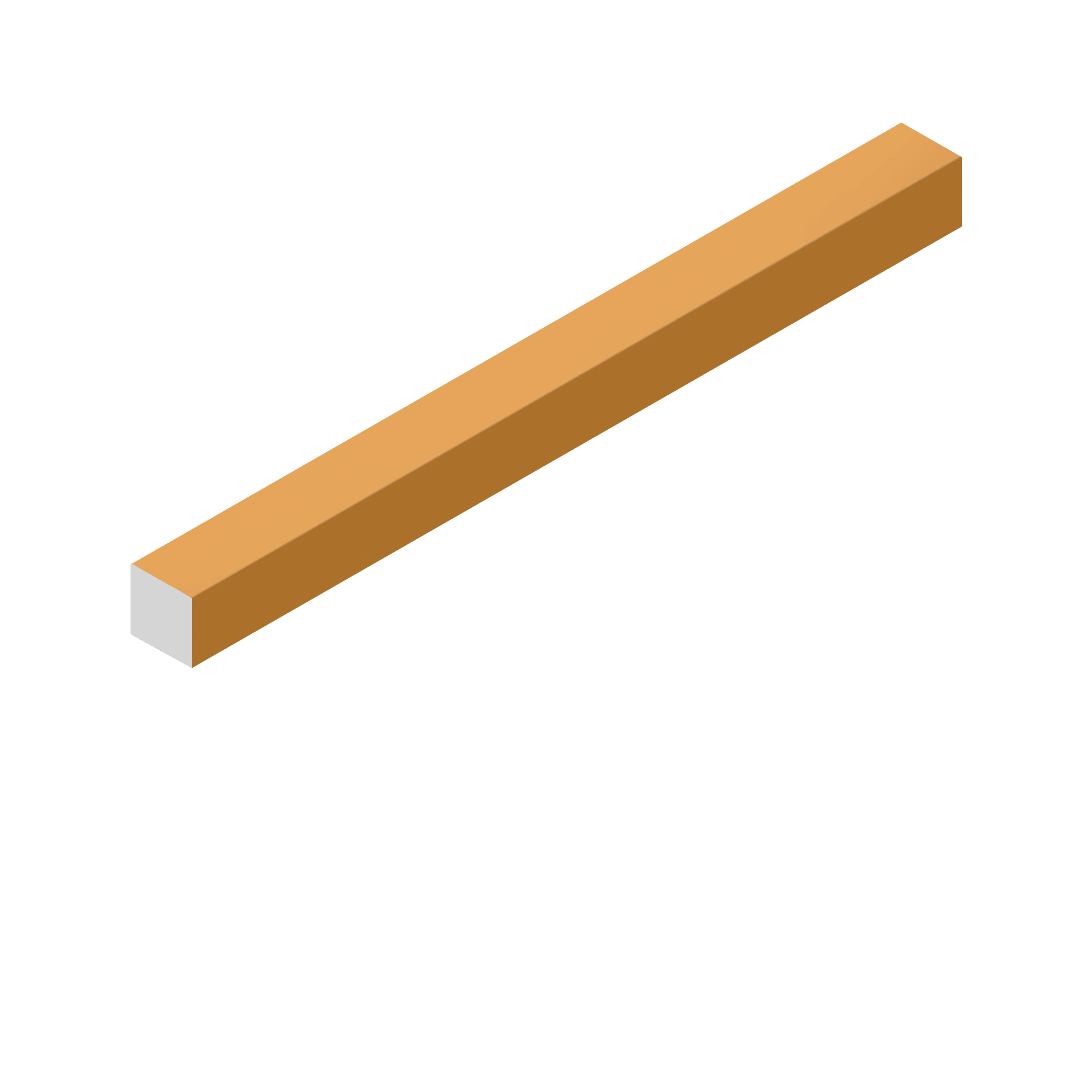 Молдинг D12V1 Y5 Hiwood 12мм×12мм×2,7м